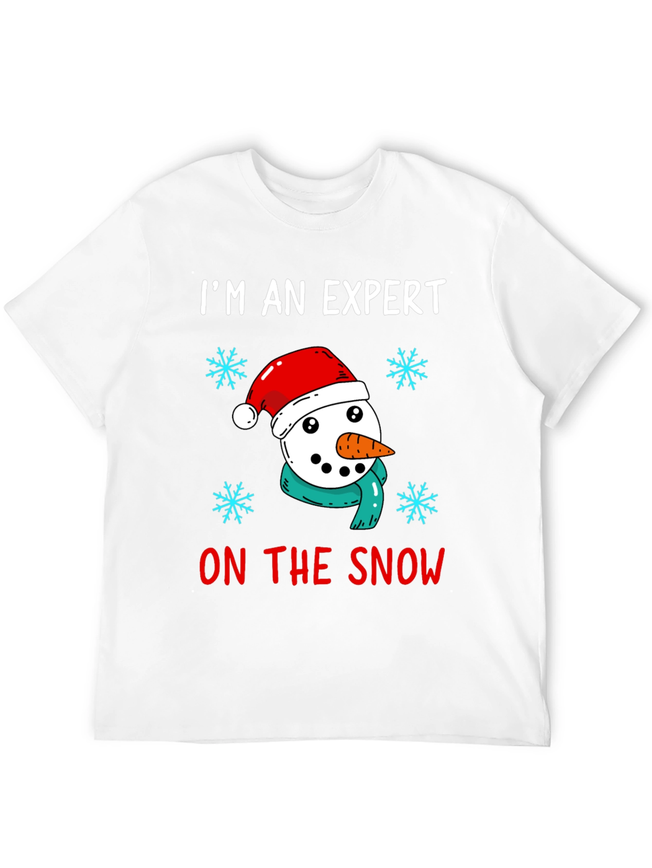 Snow Expert T-Shirt Funny Holiday Tee