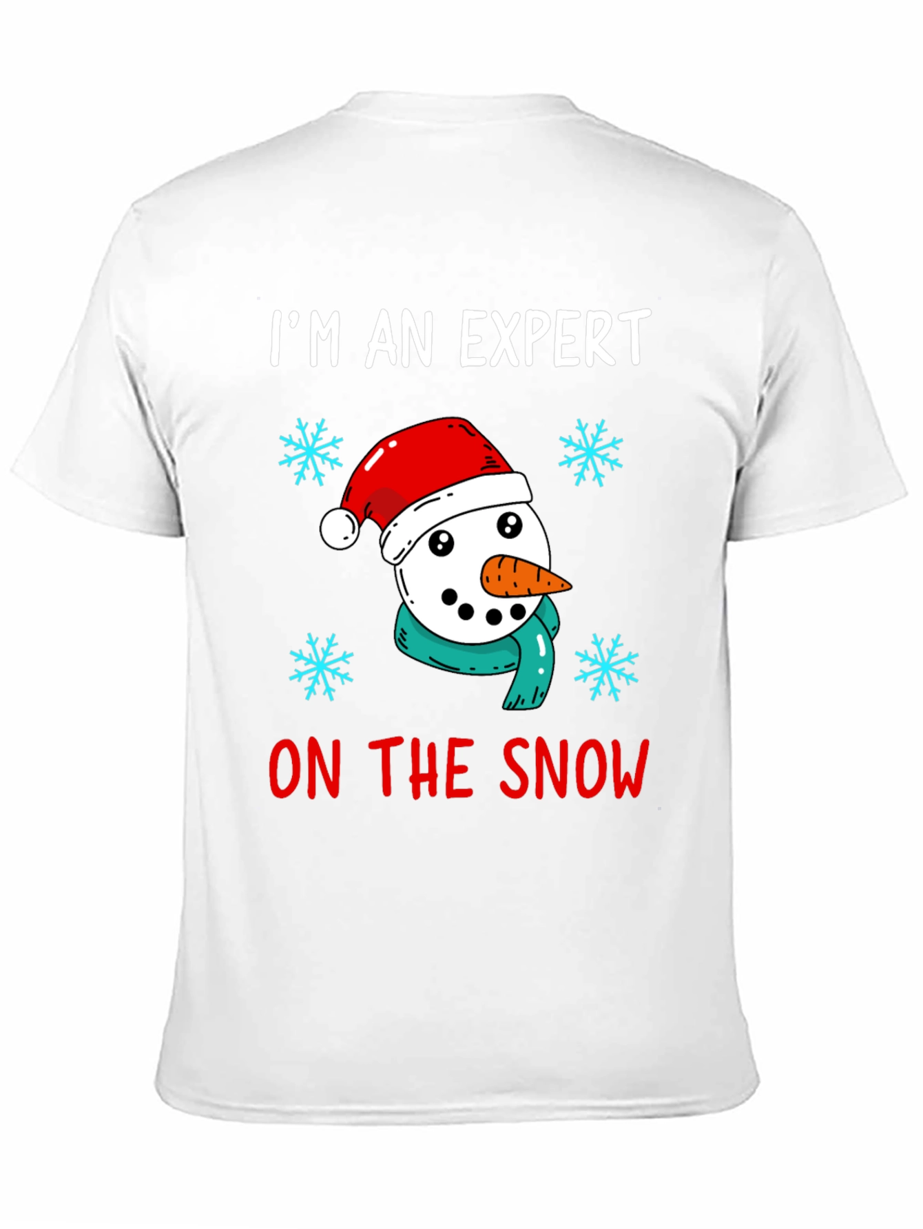 Snow Expert T-Shirt Funny Holiday Tee