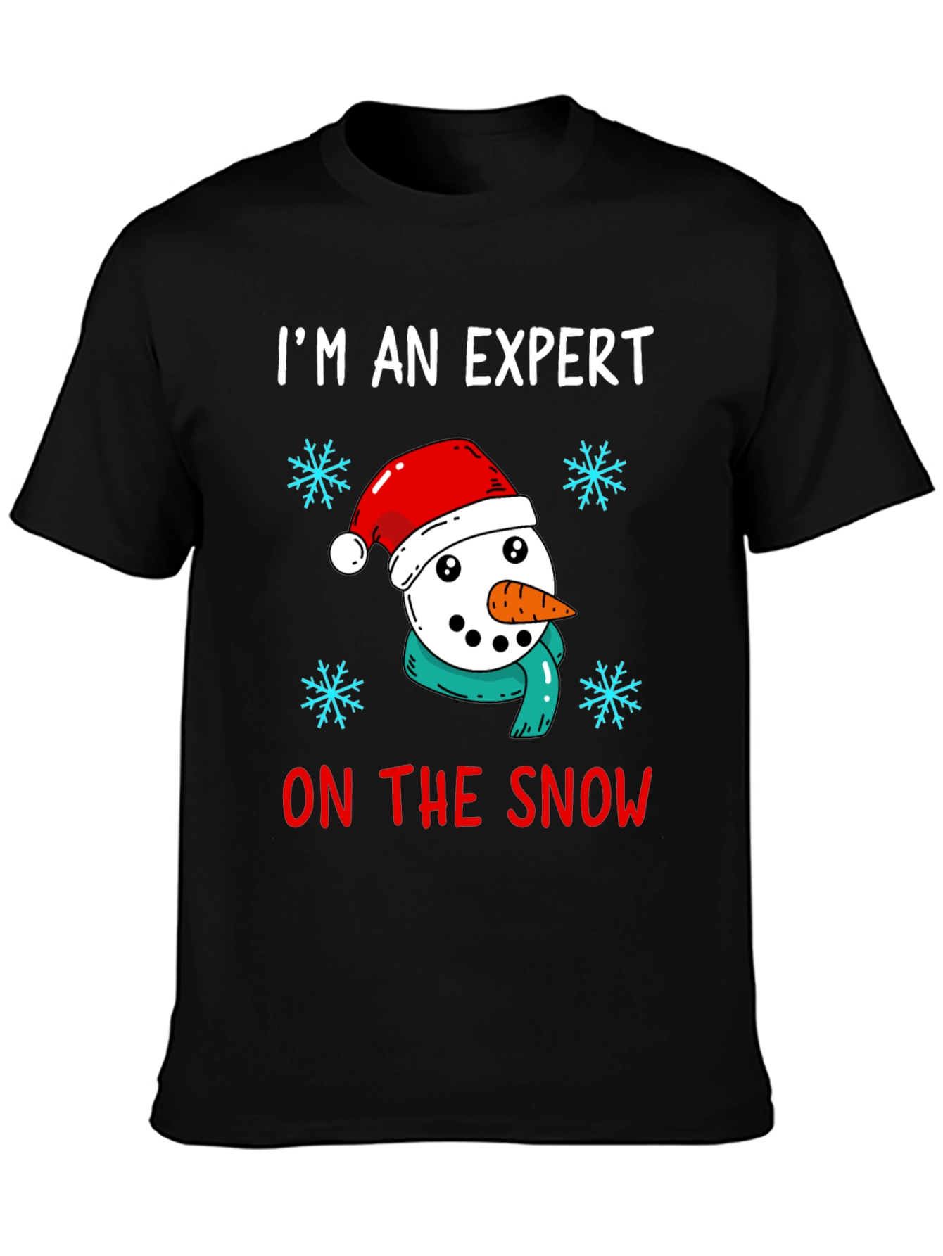 Snow Expert T-Shirt Funny Holiday Tee