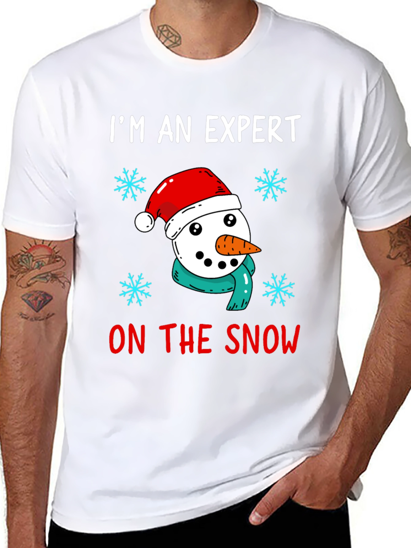 Snow Expert T-Shirt Funny Holiday Tee