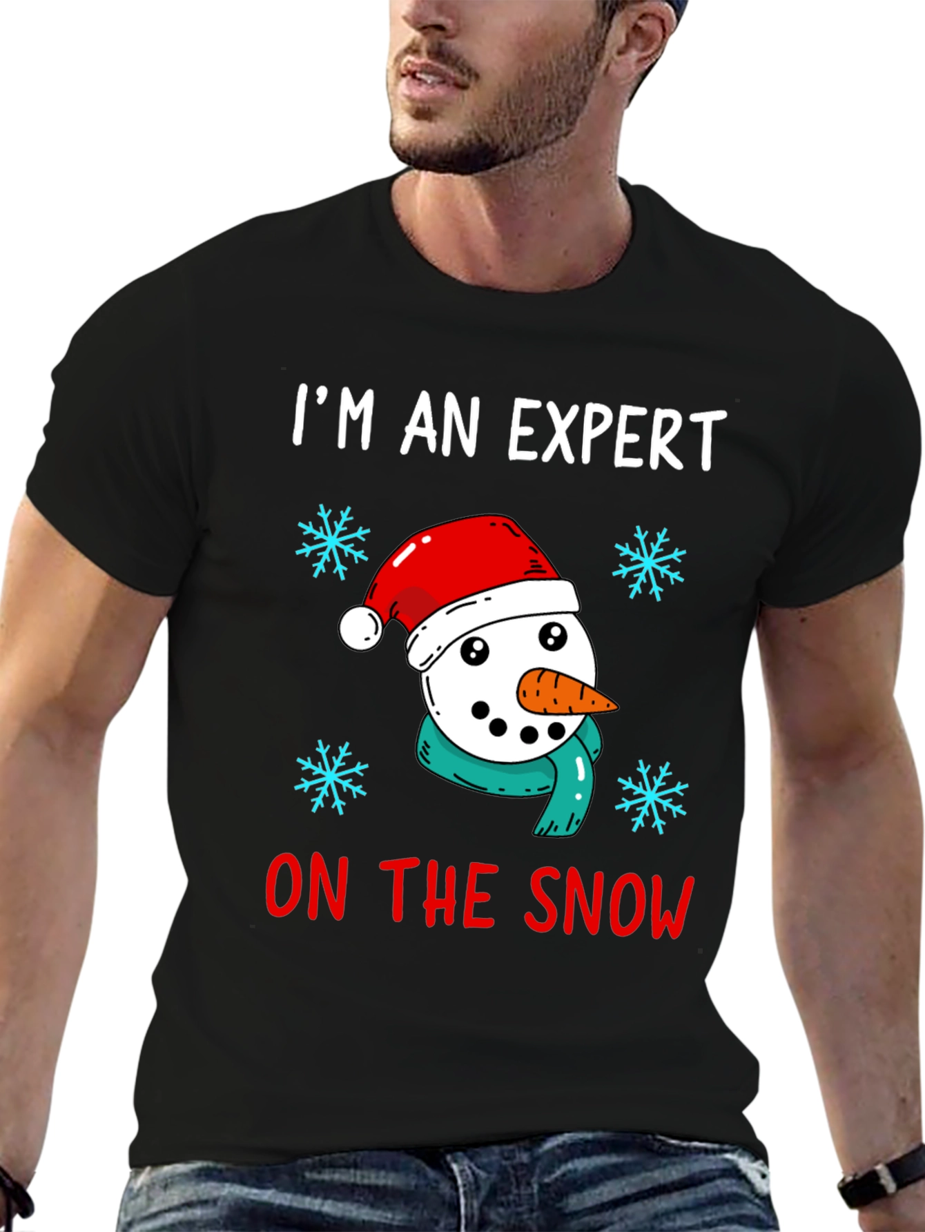 Snow Expert T-Shirt Funny Holiday Tee