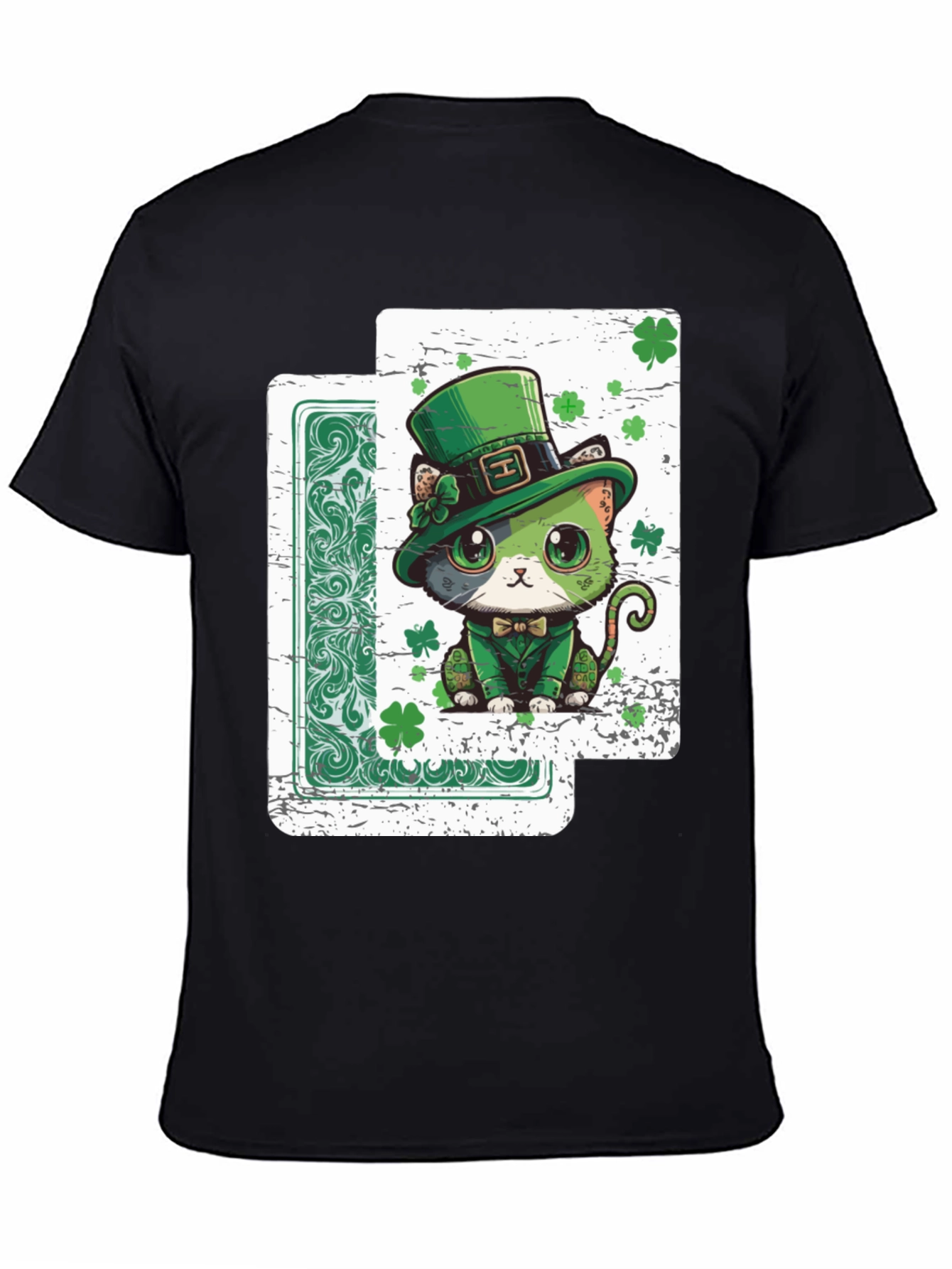 Lucky Cat St. Patricks Day T-Shirt