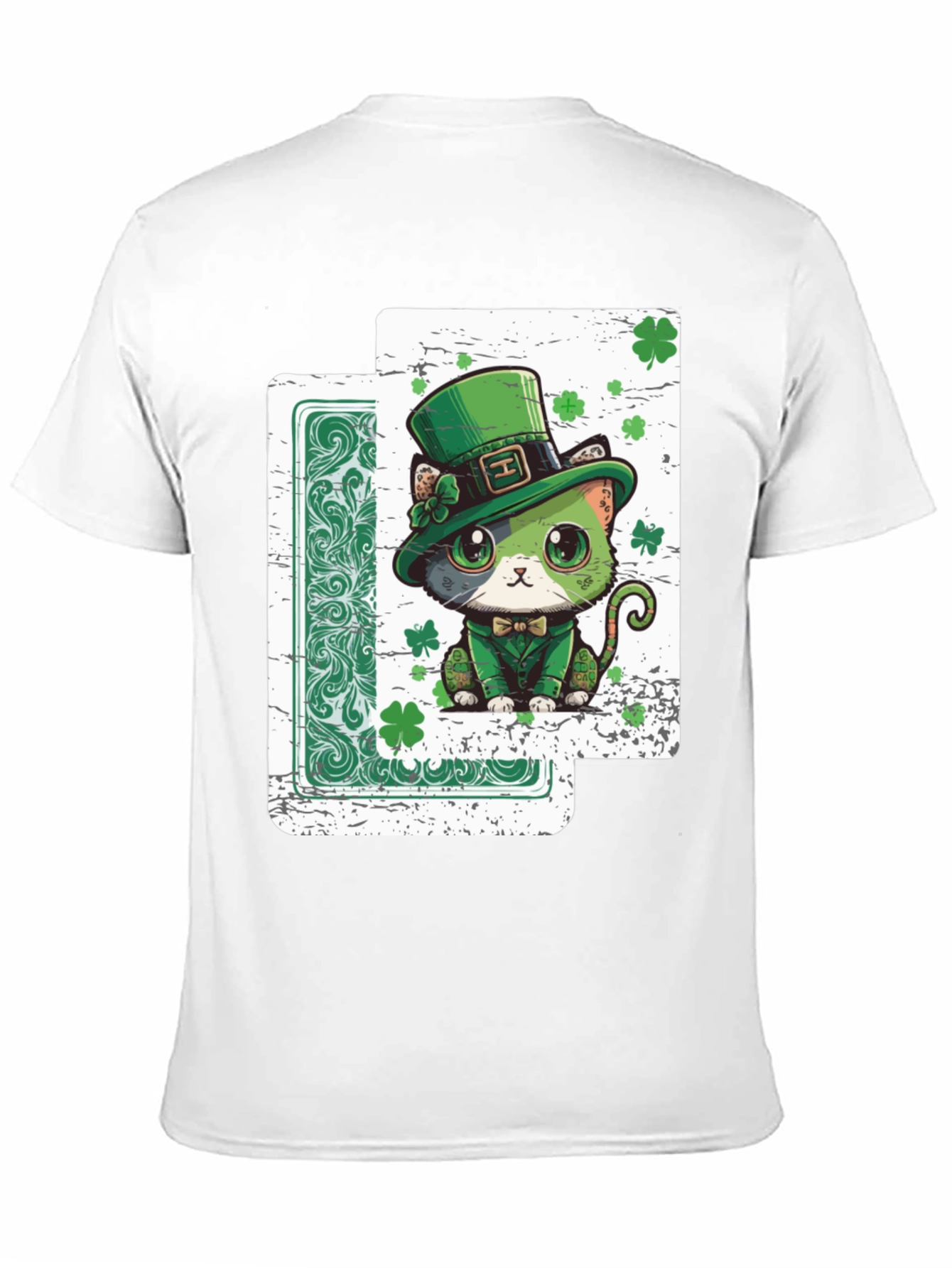 Lucky Cat St. Patricks Day T-Shirt