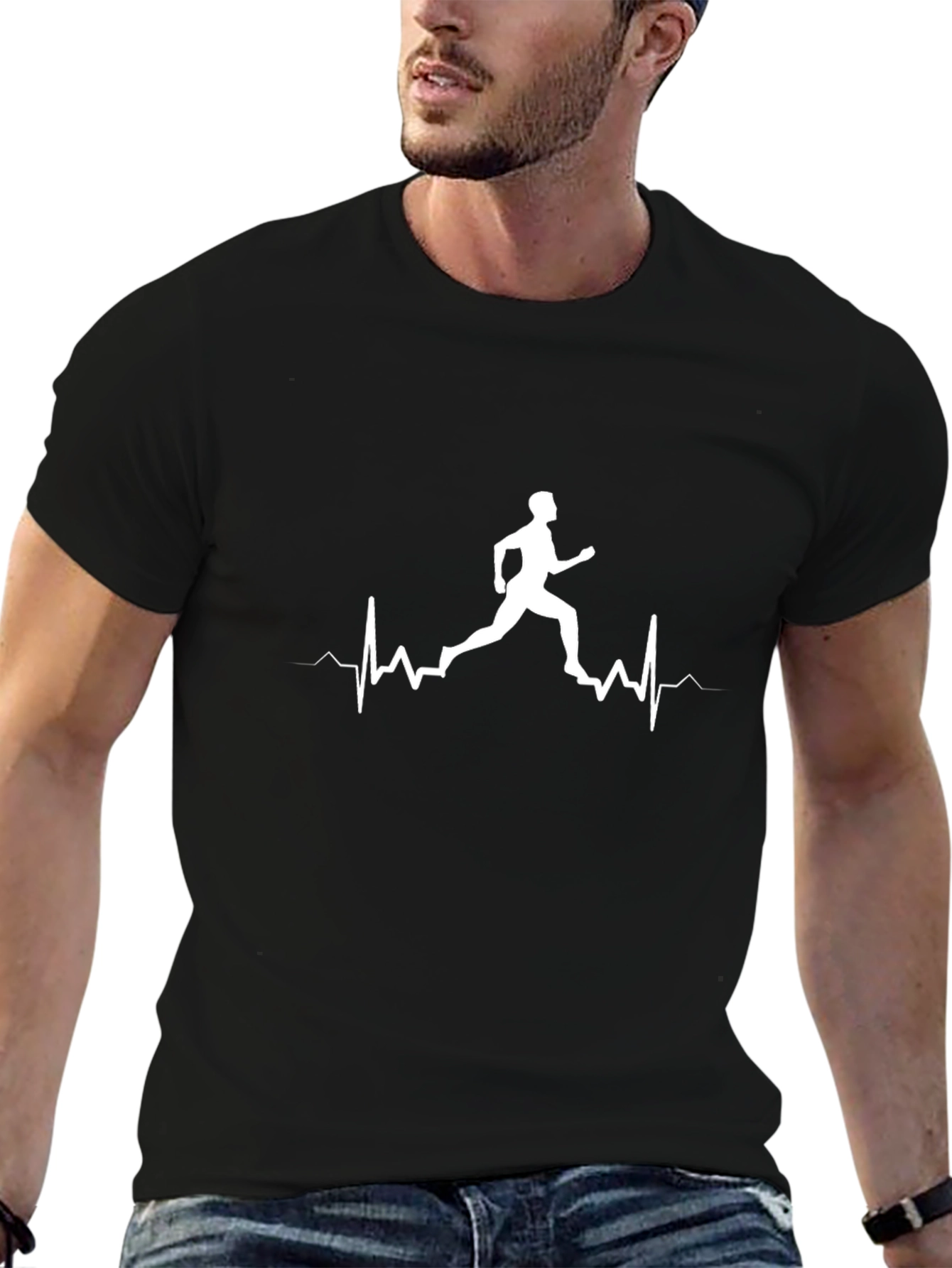 Runners Heartbeat Graphic T-Shirt