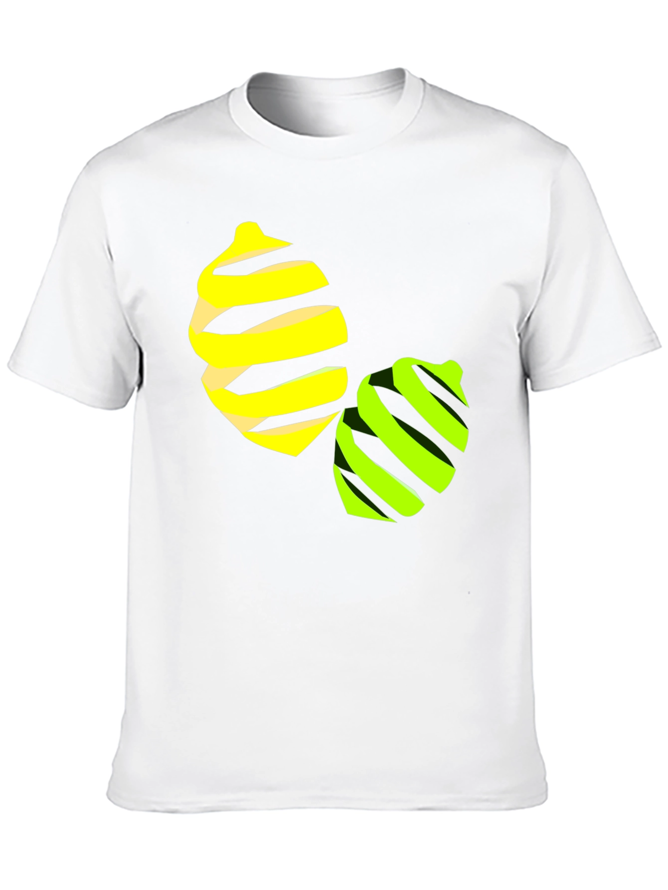 Trendy Lemon Twist Graphic Tee - Stylish Black T-Shirt