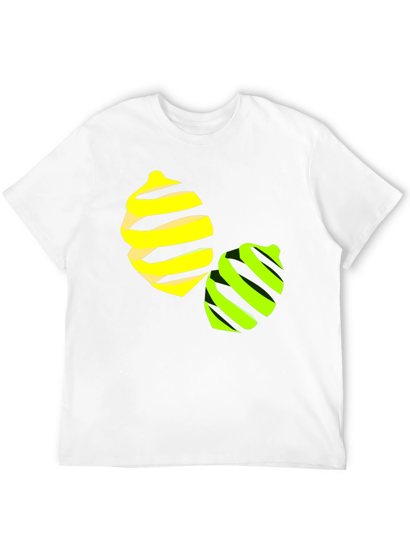 Trendy Lemon Twist Graphic Tee - Stylish Black T-Shirt