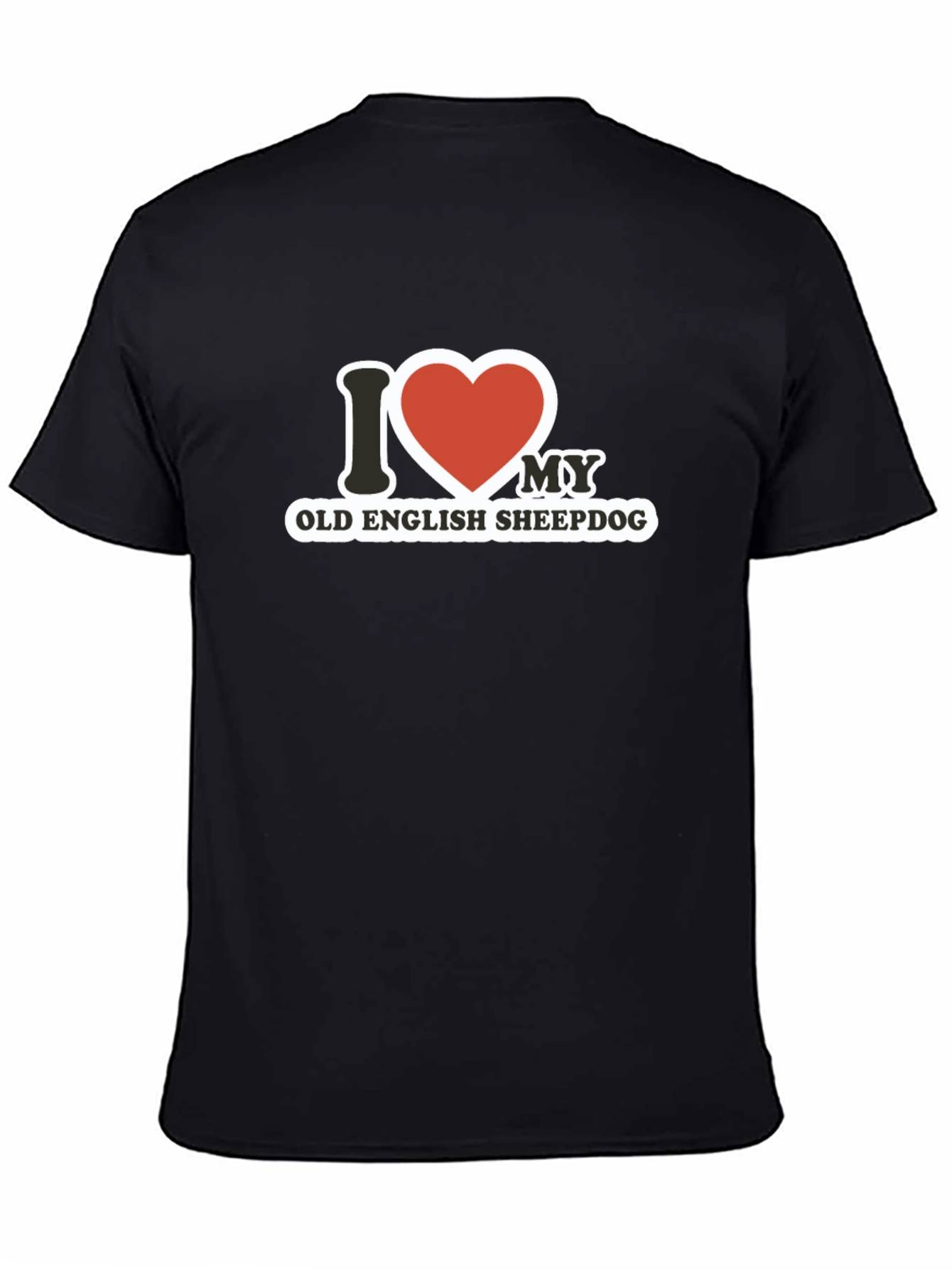I Love My Old English Sheepdog T-Shirt