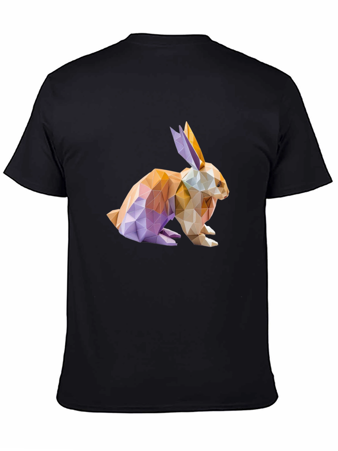 Geometric Rabbit Graphic T-Shirt