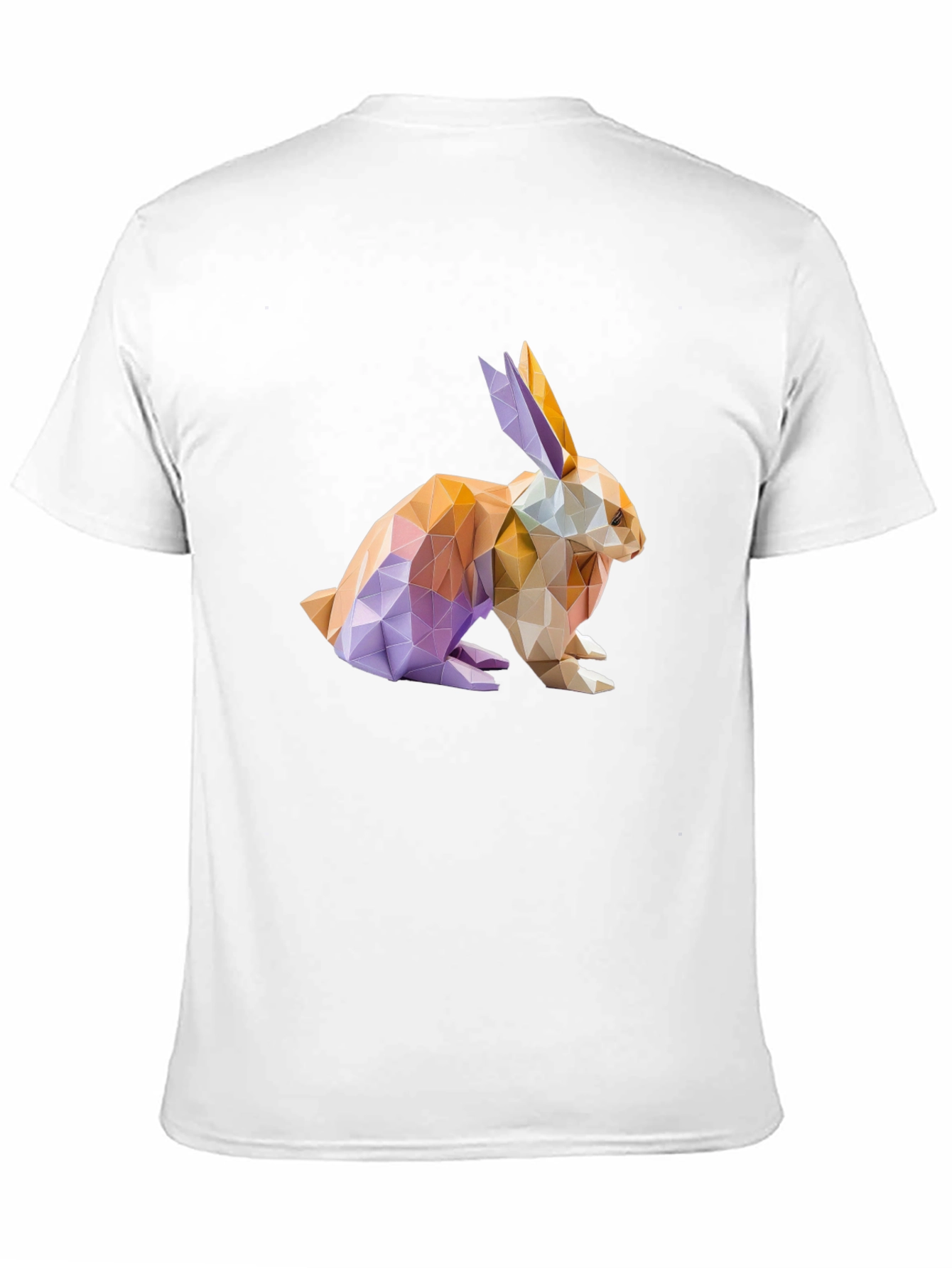 Geometric Rabbit Graphic T-Shirt
