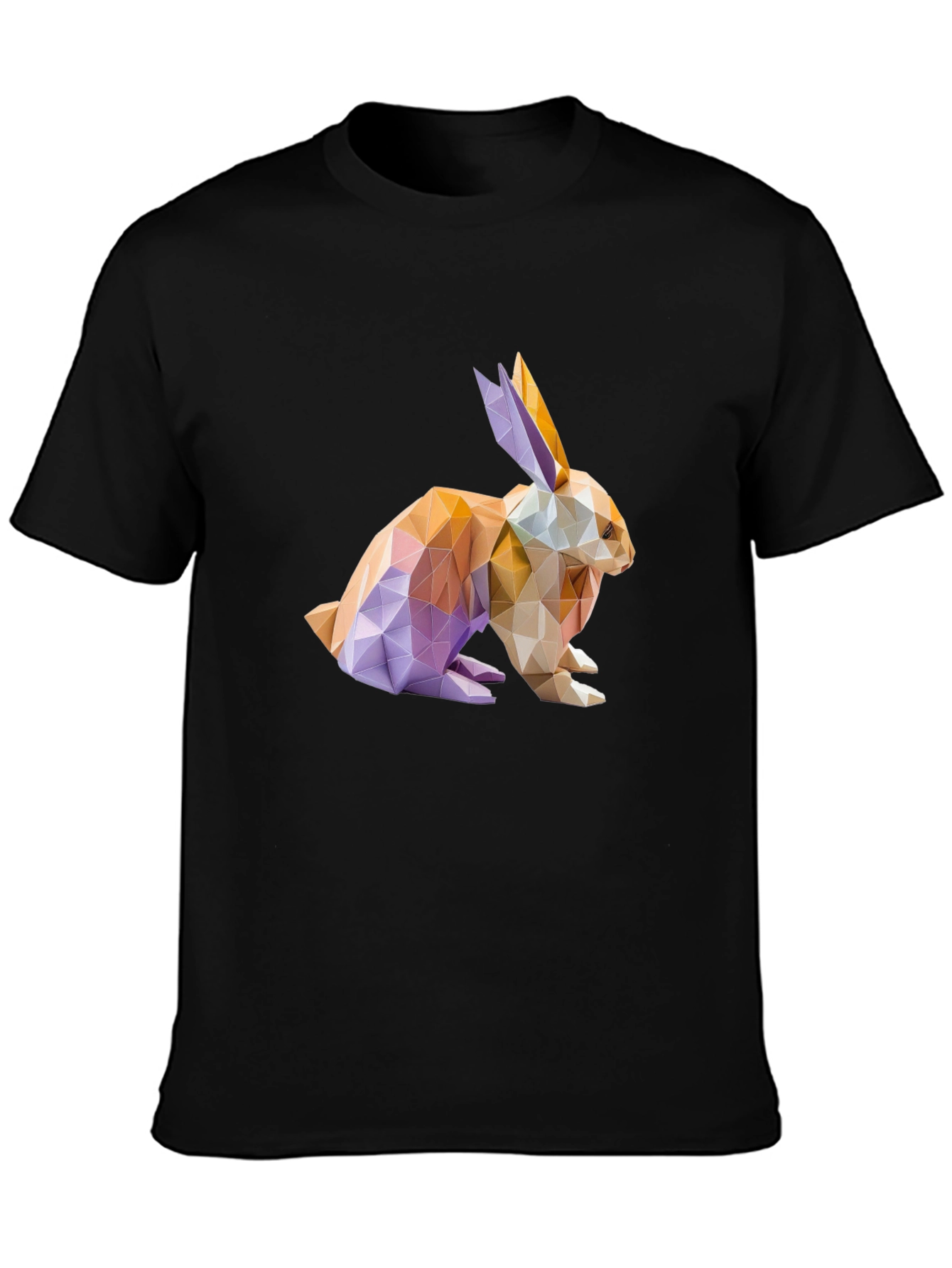 Geometric Rabbit Graphic T-Shirt