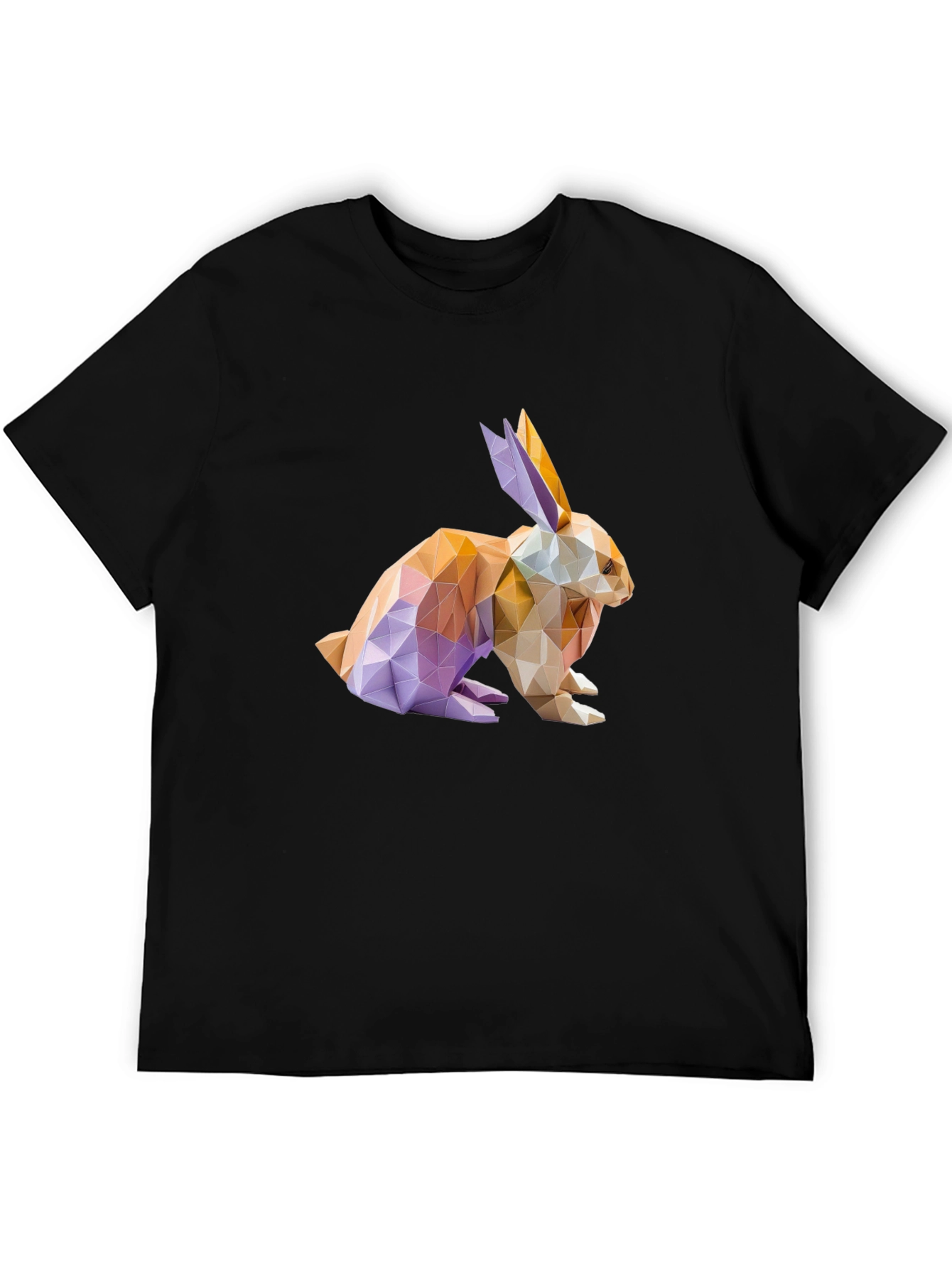 Geometric Rabbit Graphic T-Shirt