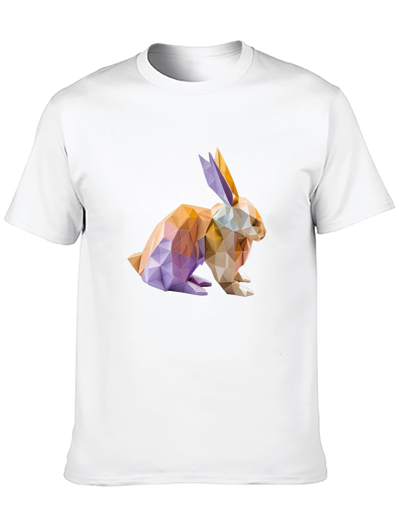 Geometric Rabbit Graphic T-Shirt
