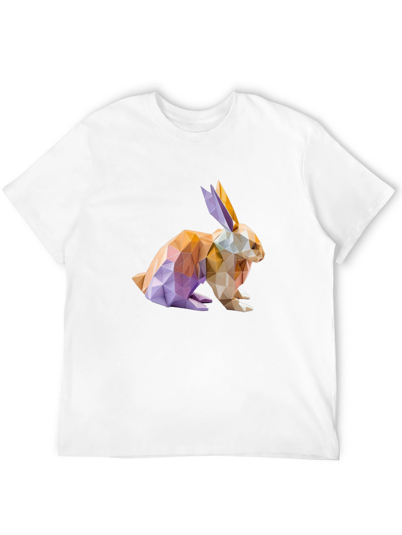 Geometric Rabbit Graphic T-Shirt
