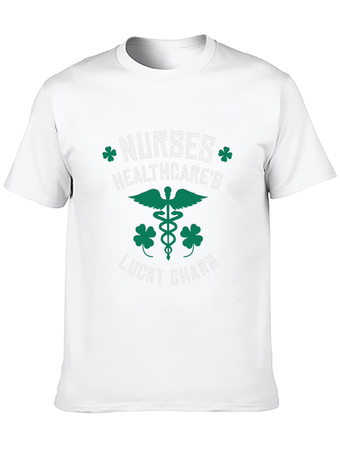 Nurses Healthcares Lucky Charm St. Patricks Day T-Shirt