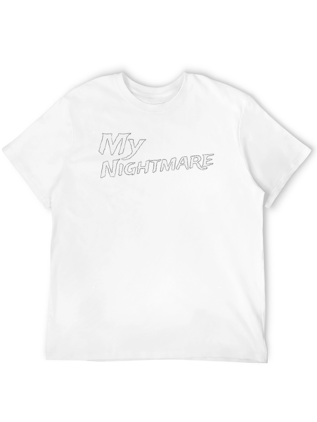 My Nightmare Black Cotton Graphic T-Shirt