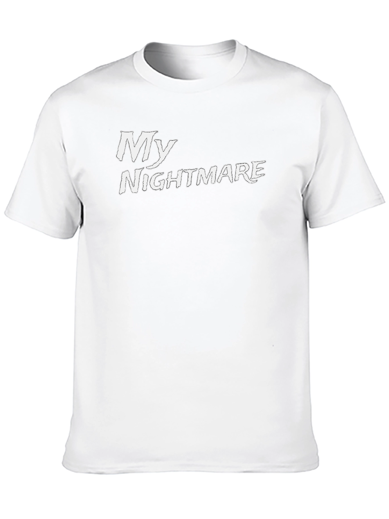 My Nightmare Black Cotton Graphic T-Shirt