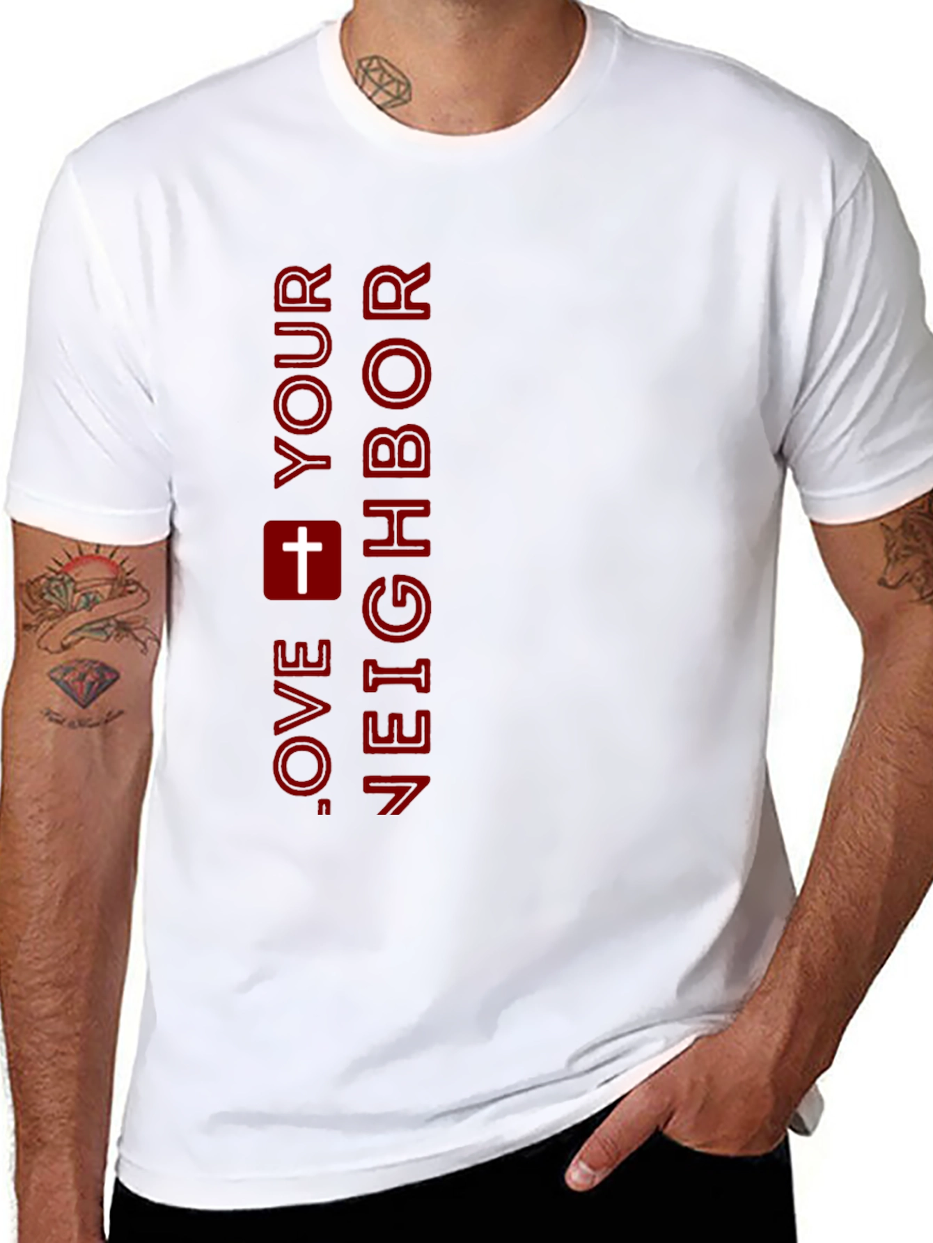 Love Your Neighbor Christian T-Shirt