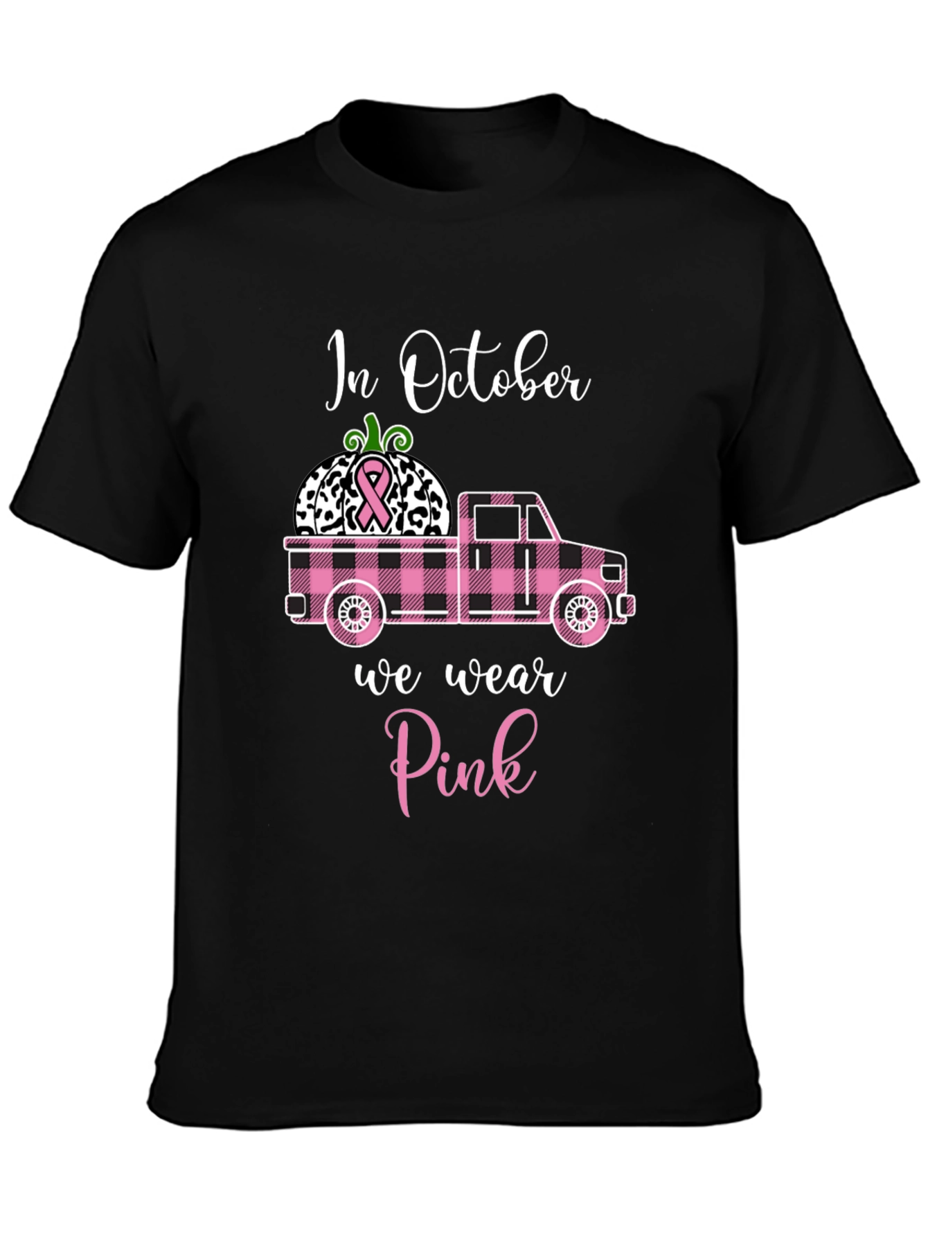 Pink October Truck T-Shirt