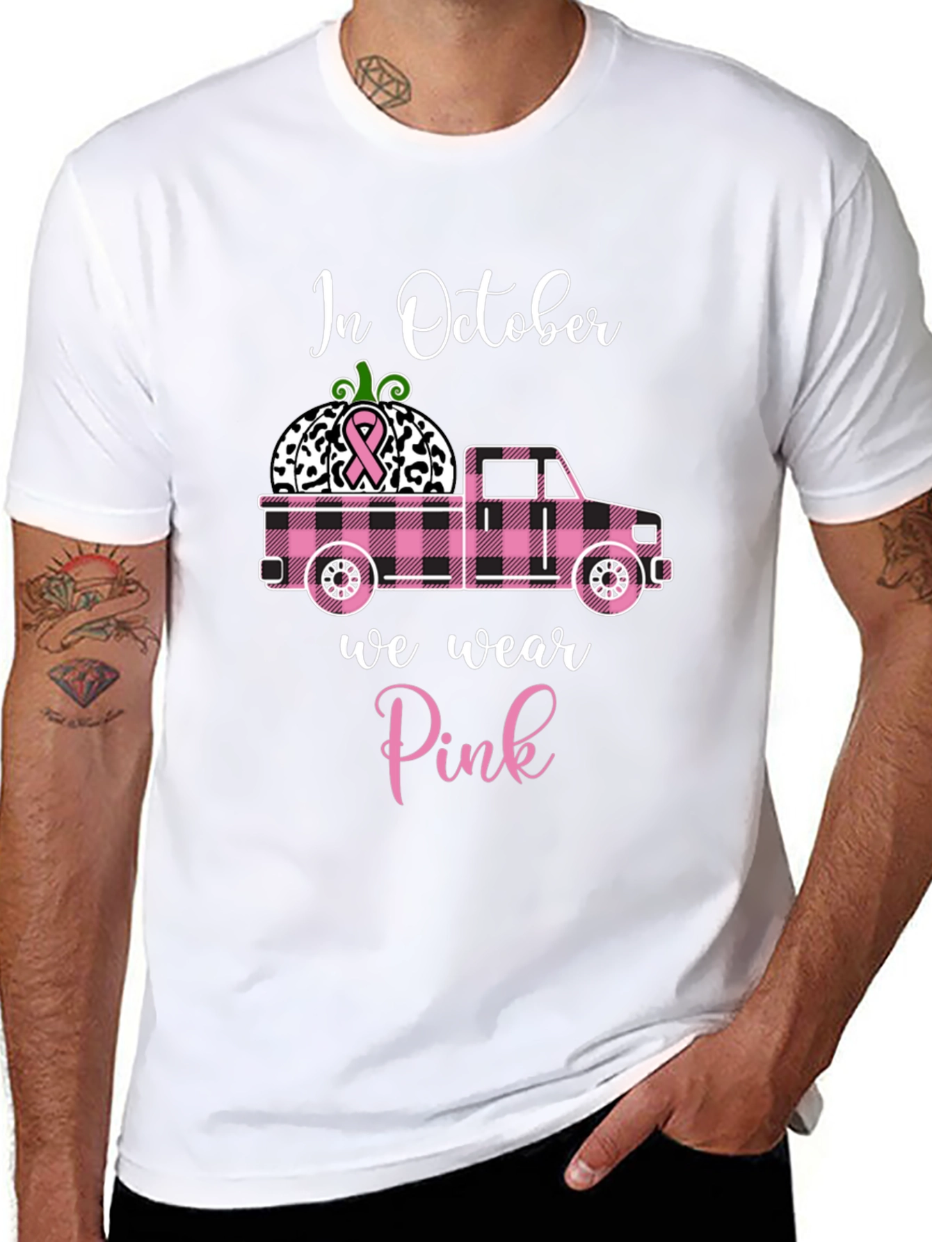 Pink October Truck T-Shirt