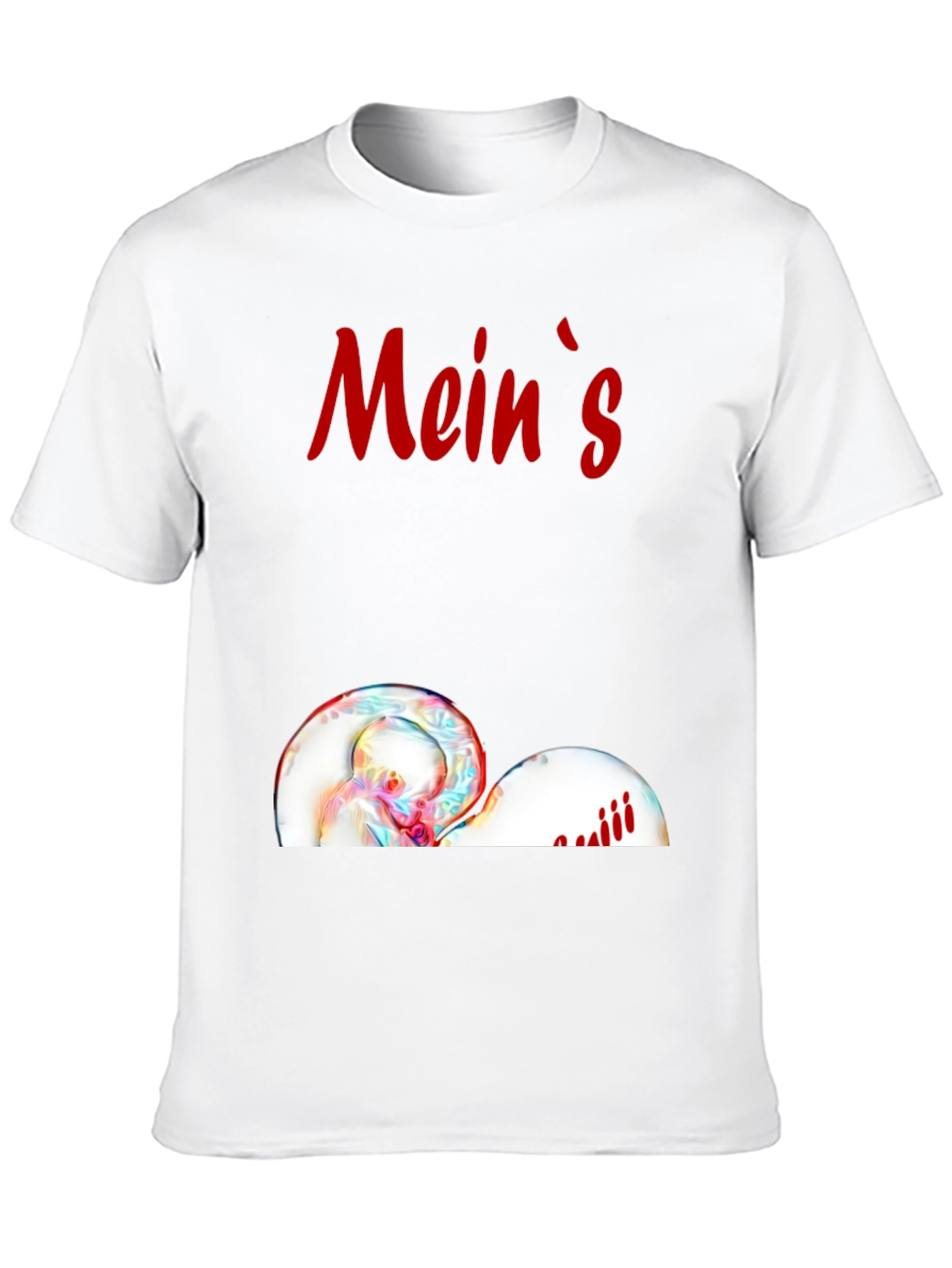 Meins T-Shirt - Black Graphic Tee