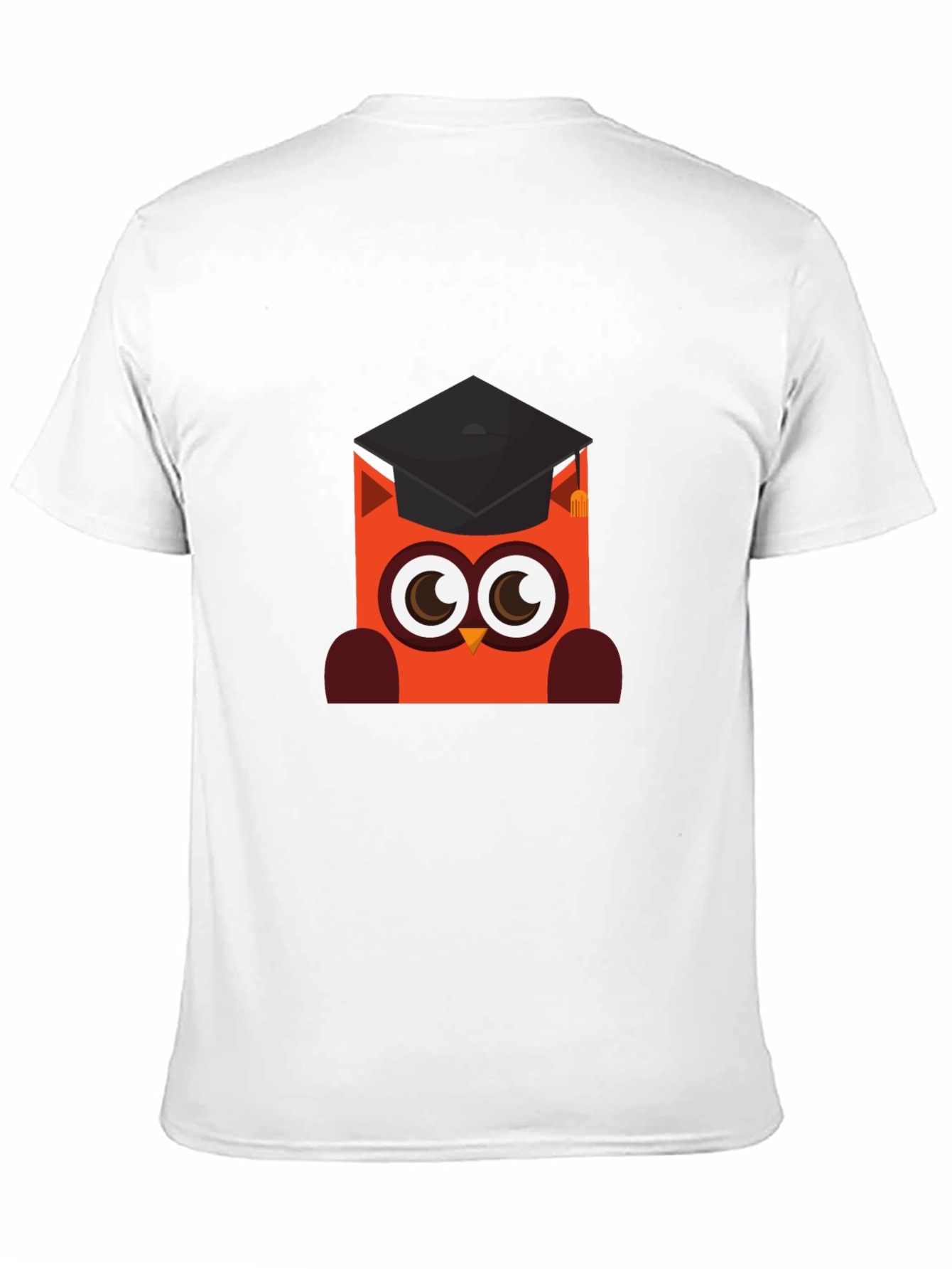 Graduation Owl Graphic Black T-Shirt