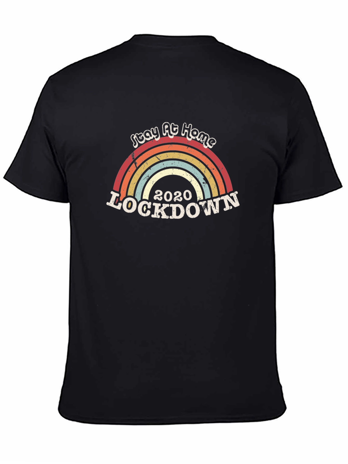 Stay Home Rainbow Lockdown 2020 T-Shirt