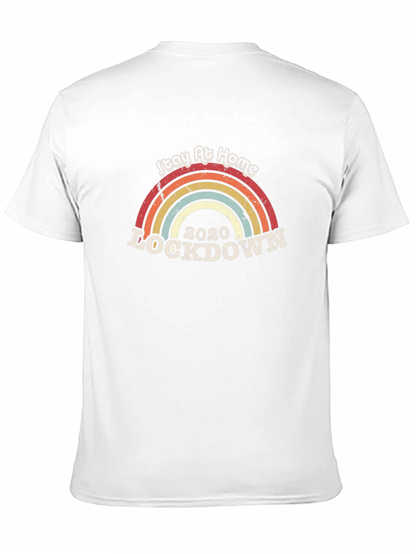 Stay Home Rainbow Lockdown 2020 T-Shirt