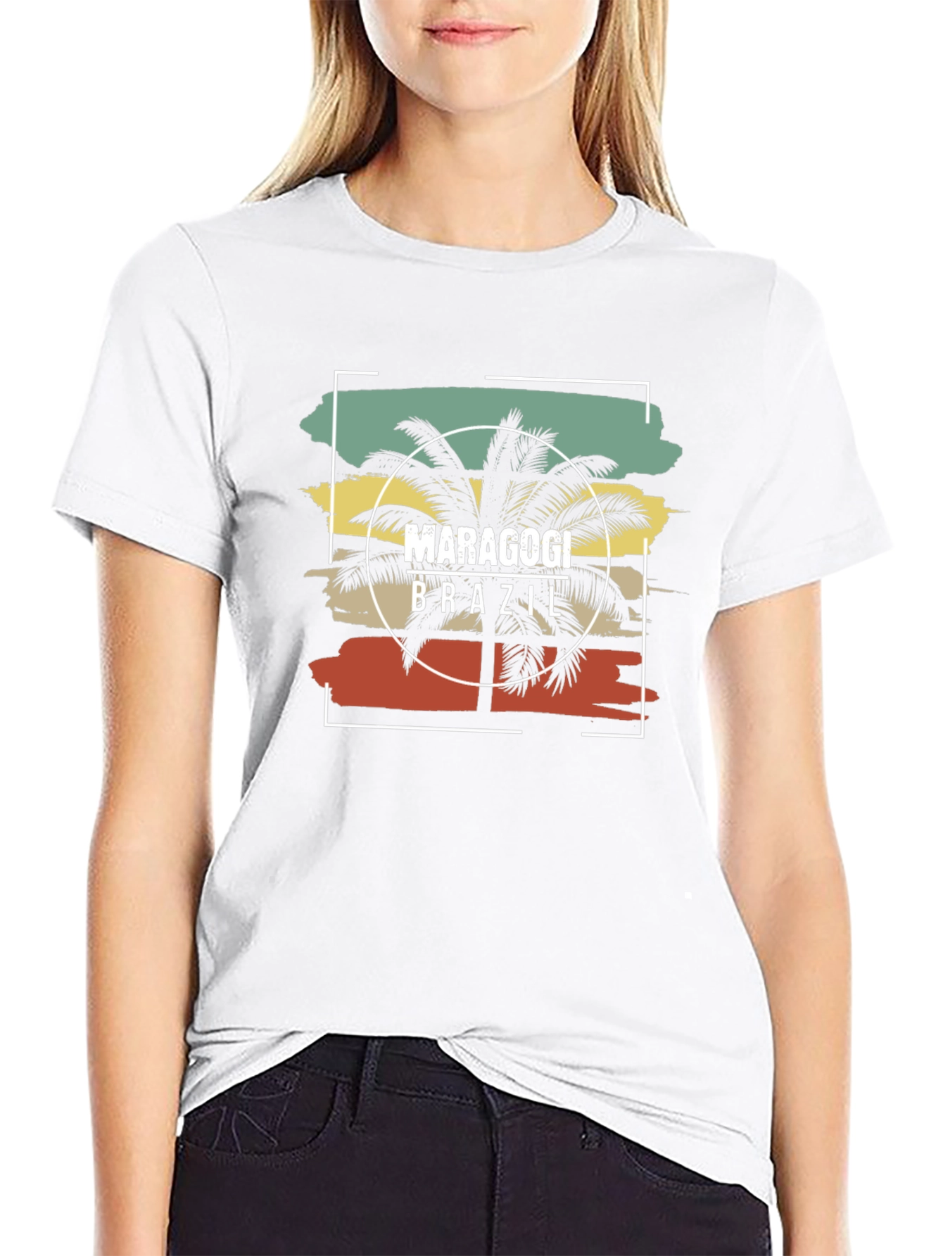 Maragogi Brazil Palm Tree T-Shirt