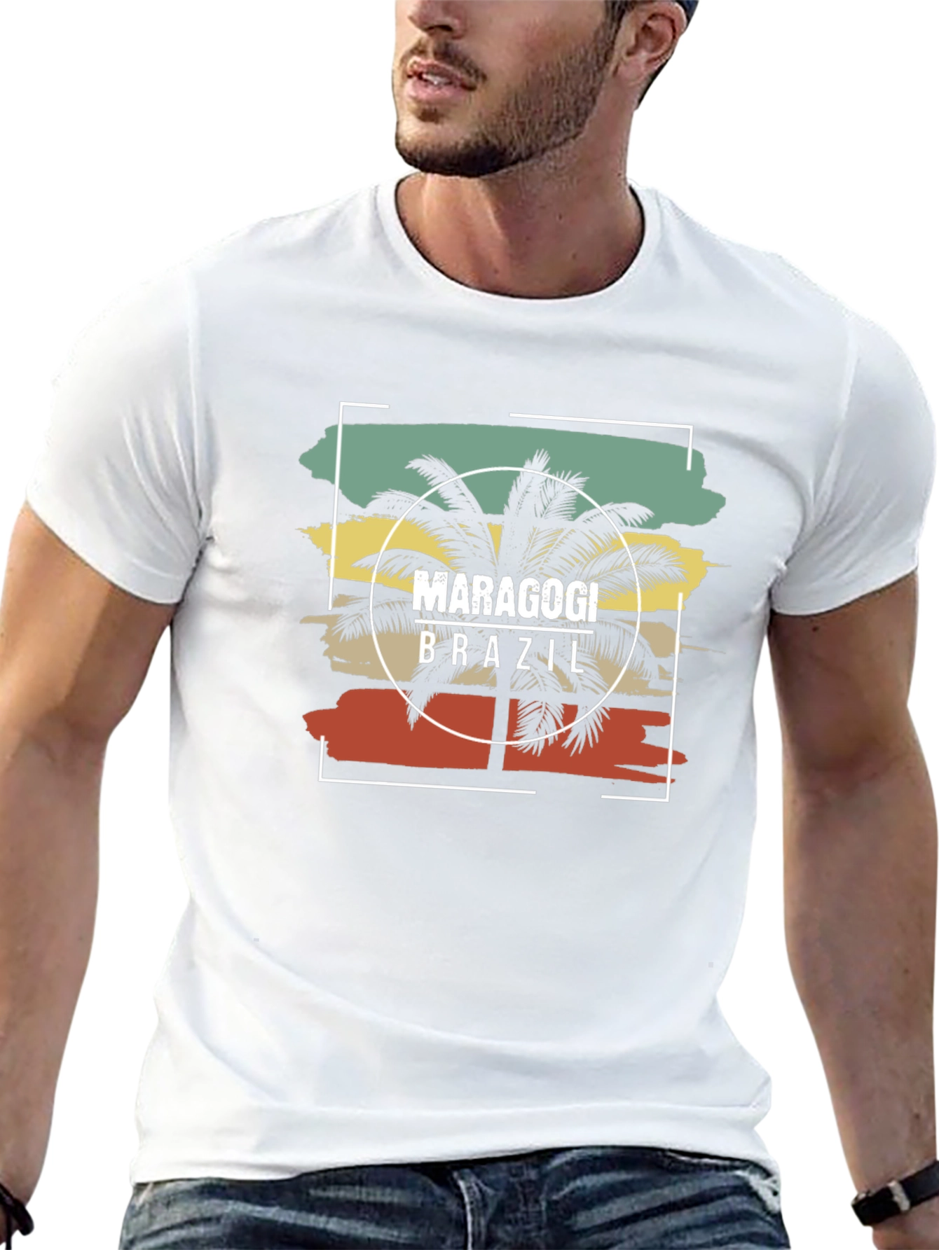 Maragogi Brazil Palm Tree T-Shirt