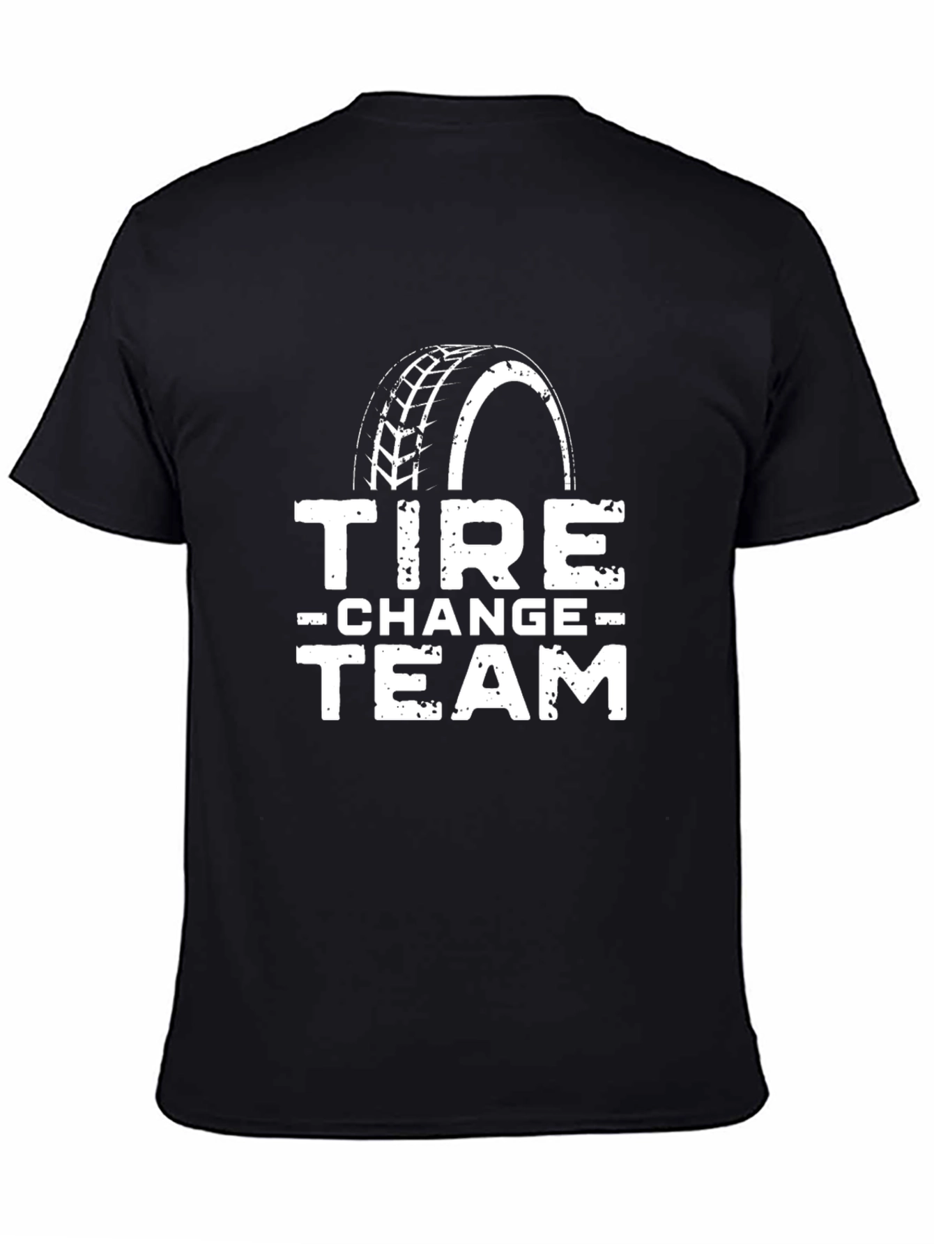 Tire Change Team Crew Neck T-Shirt