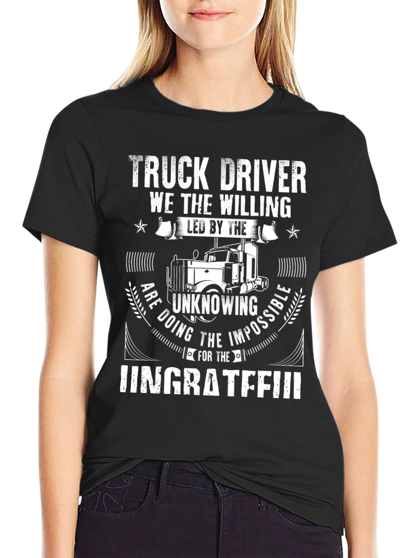 Truck Driver Graphic Tee - Ungrateful