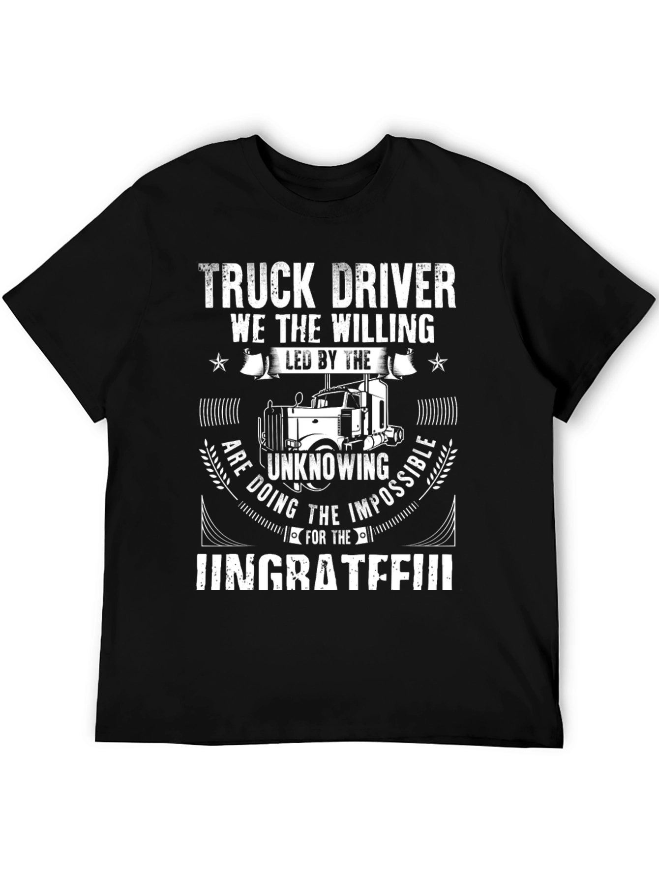 Truck Driver Graphic Tee - Ungrateful