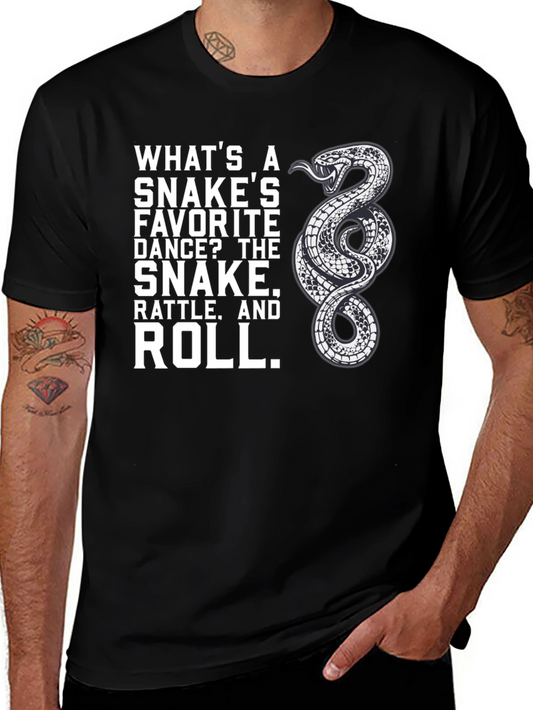 Snake Rattle and Roll Graphic T-Shirt