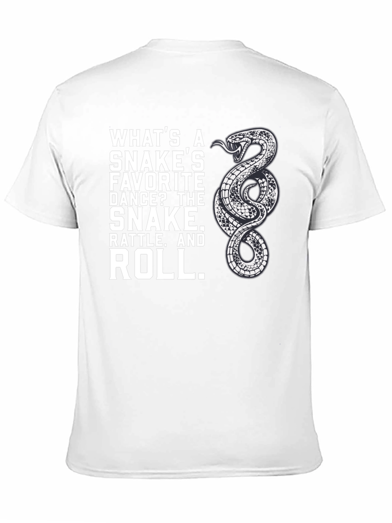 Snake Rattle and Roll Graphic T-Shirt