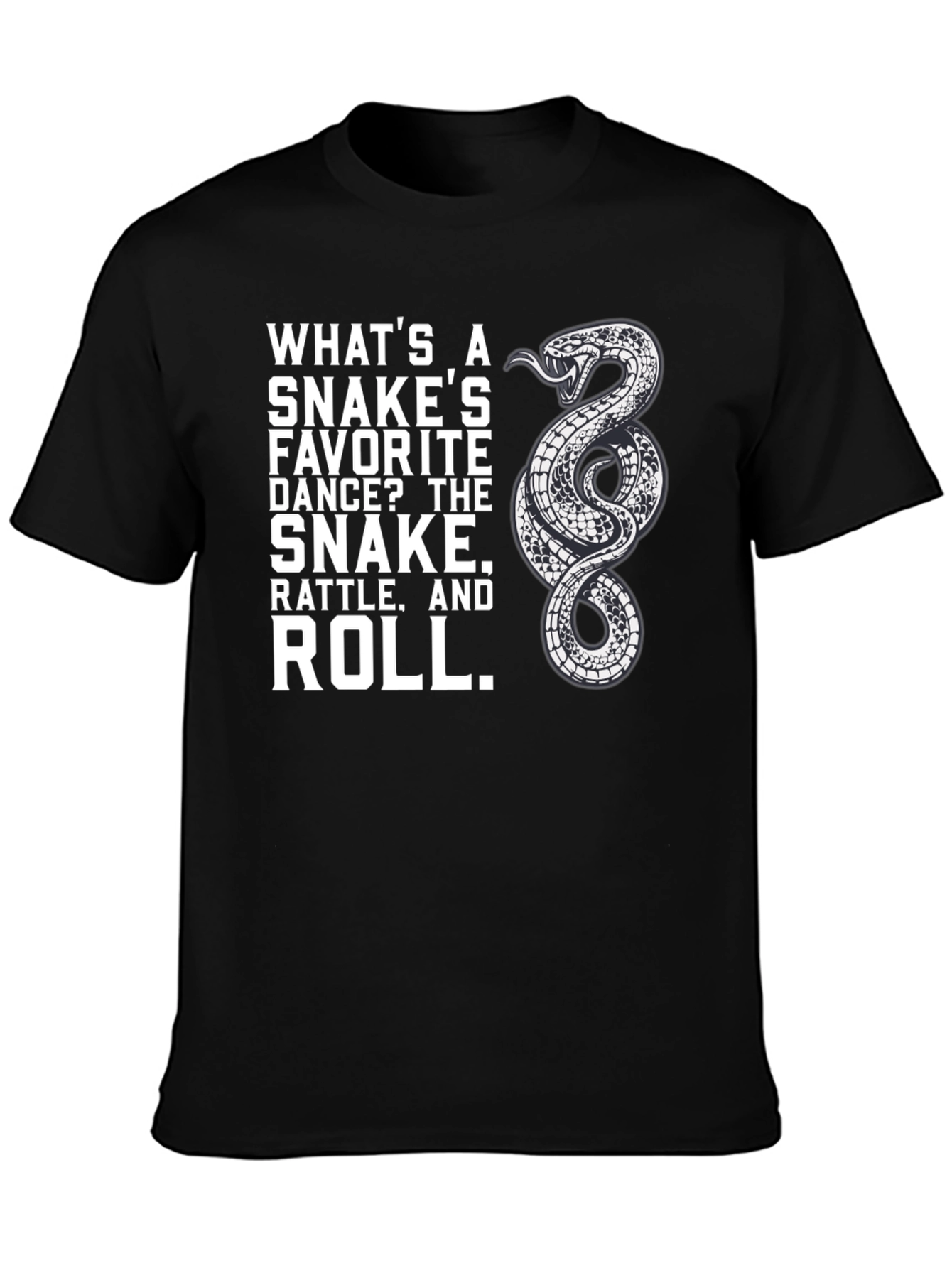 Snake Rattle and Roll Graphic T-Shirt