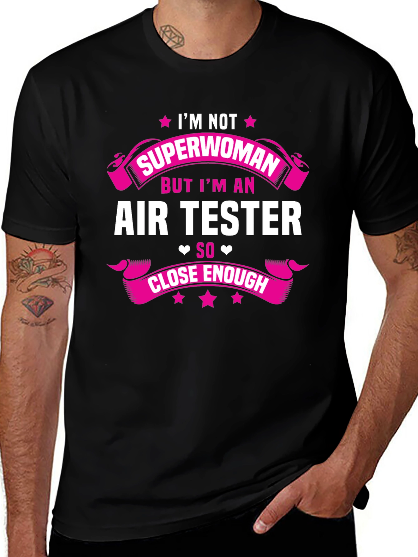 Im Not Superwoman Air Tester Funny T-Shirt