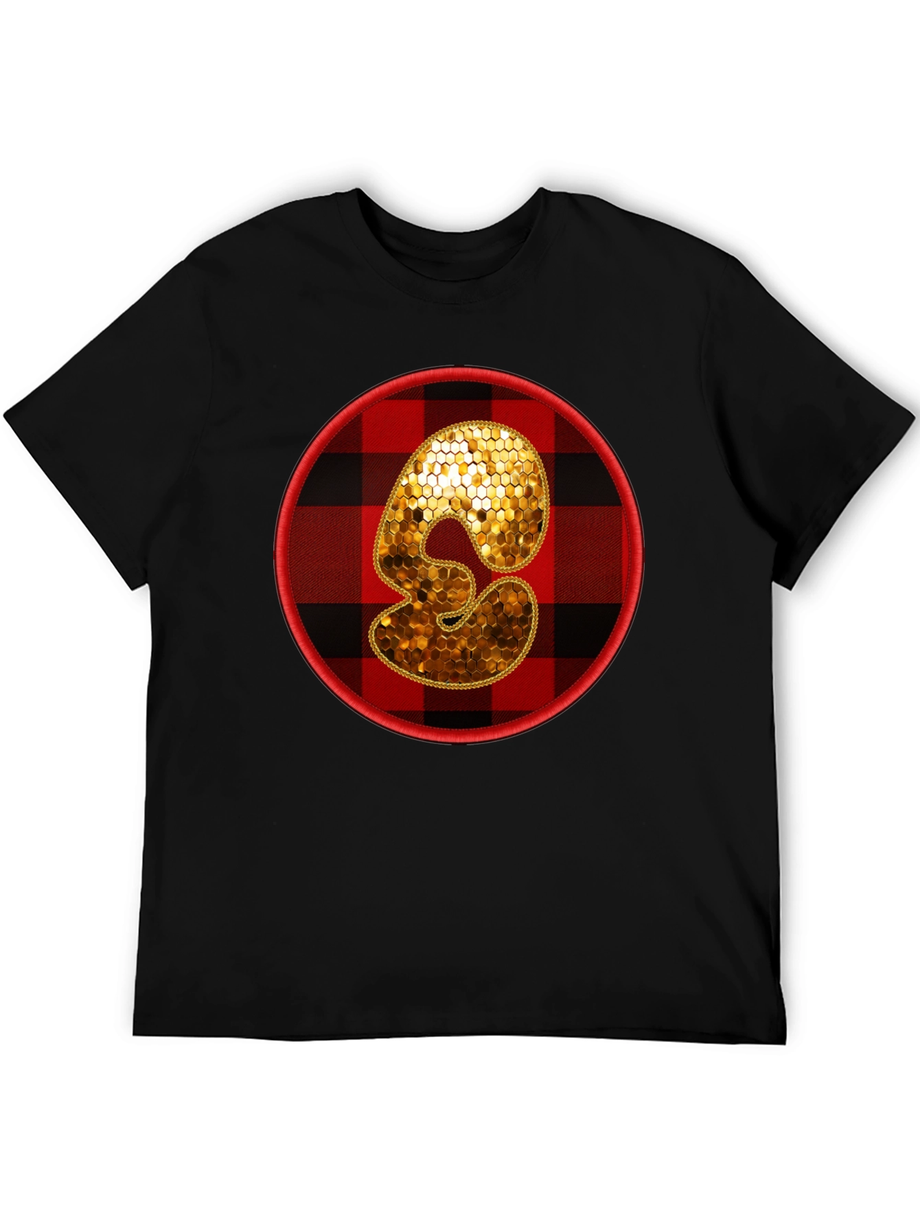 Plaid Number 3 T-Shirt