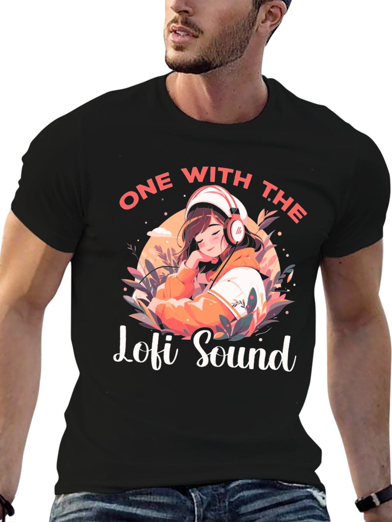 Lo-fi Sound Graphic T-Shirt - Trendy Music Lover Tee