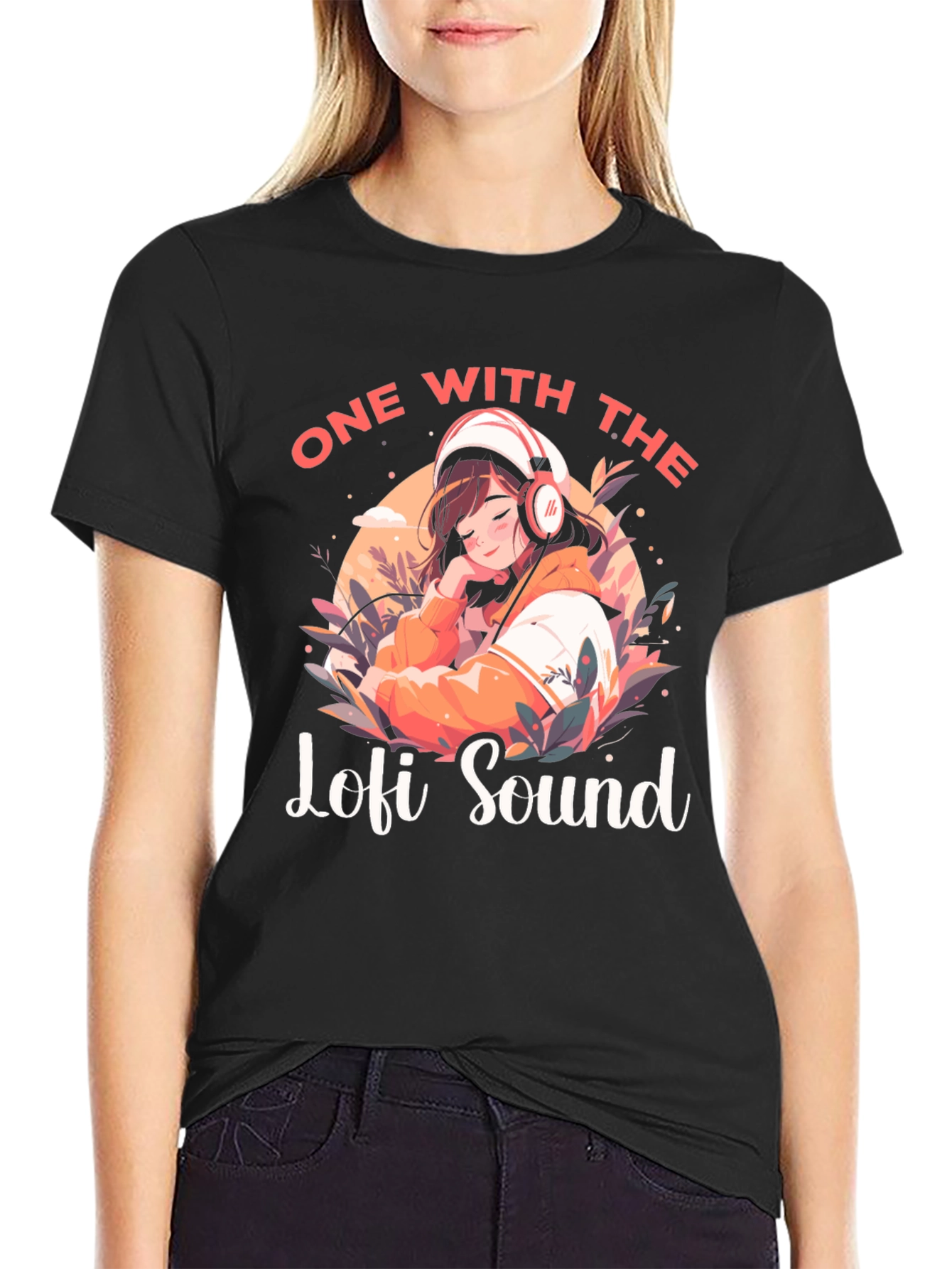 Lo-fi Sound Graphic T-Shirt - Trendy Music Lover Tee