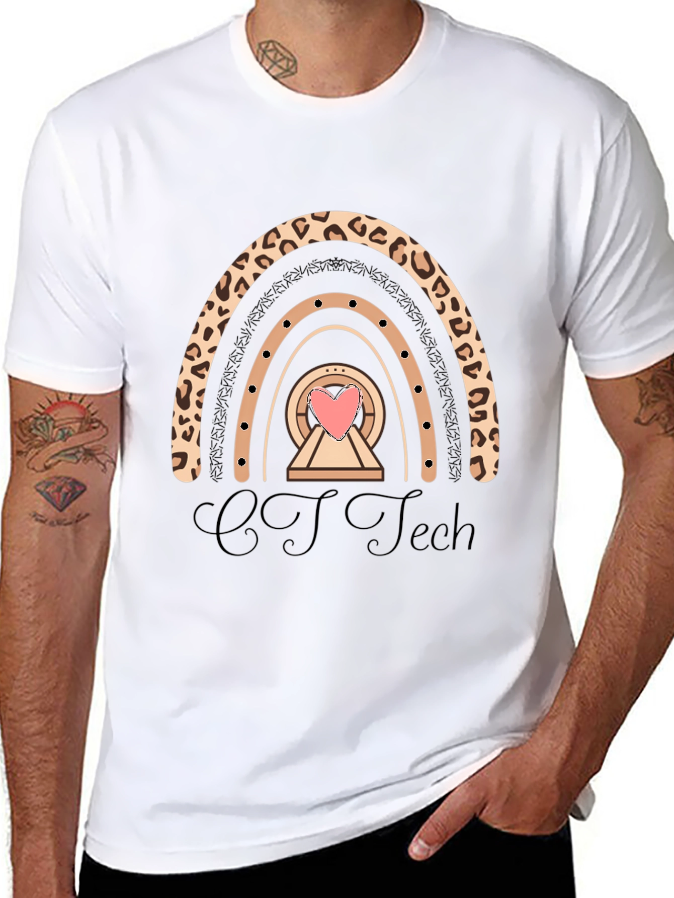 CT Tech Rainbow Graphic T-Shirt