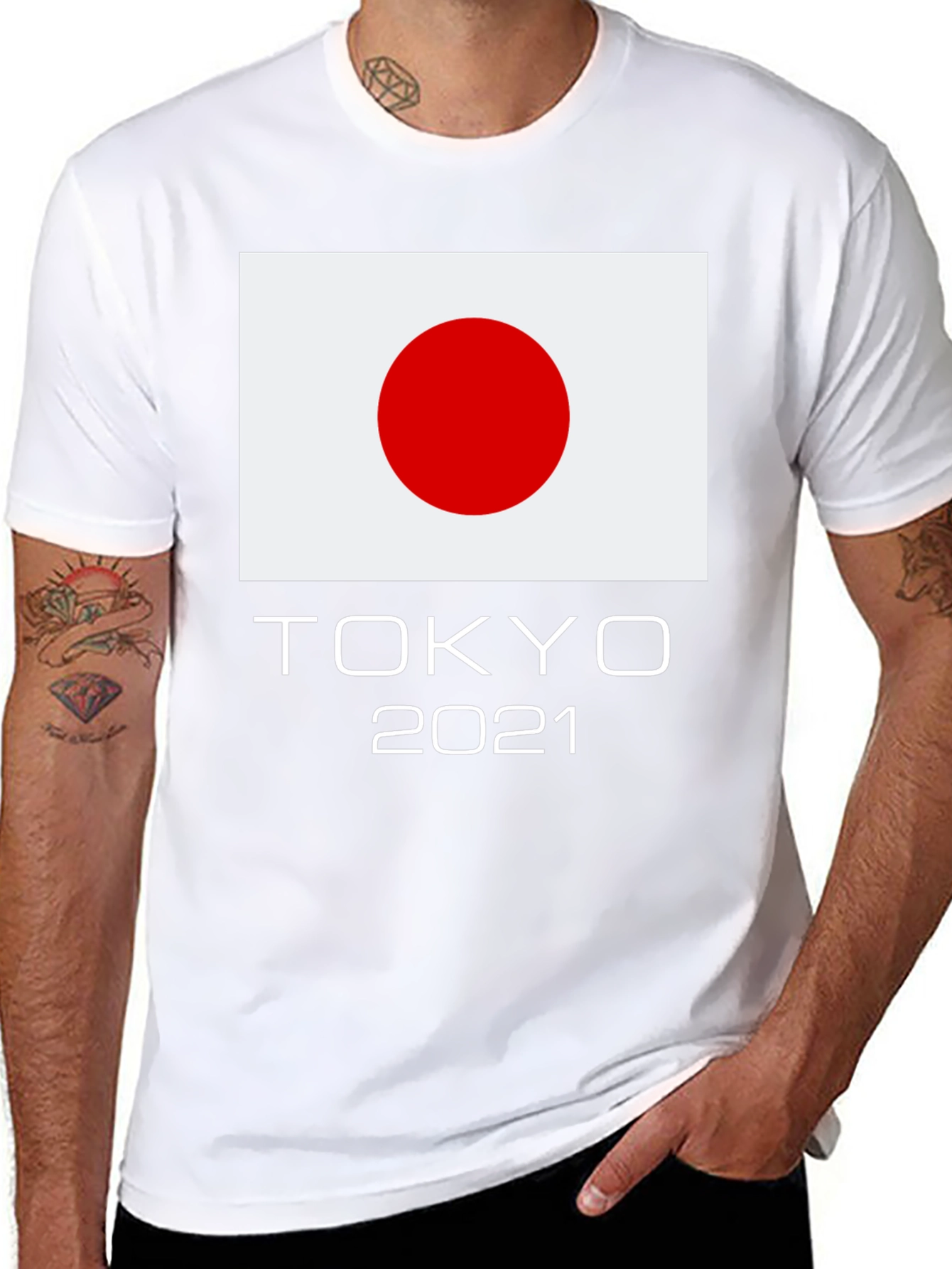 Tokyo 2021 T-Shirt - Japan Flag Graphic Tee