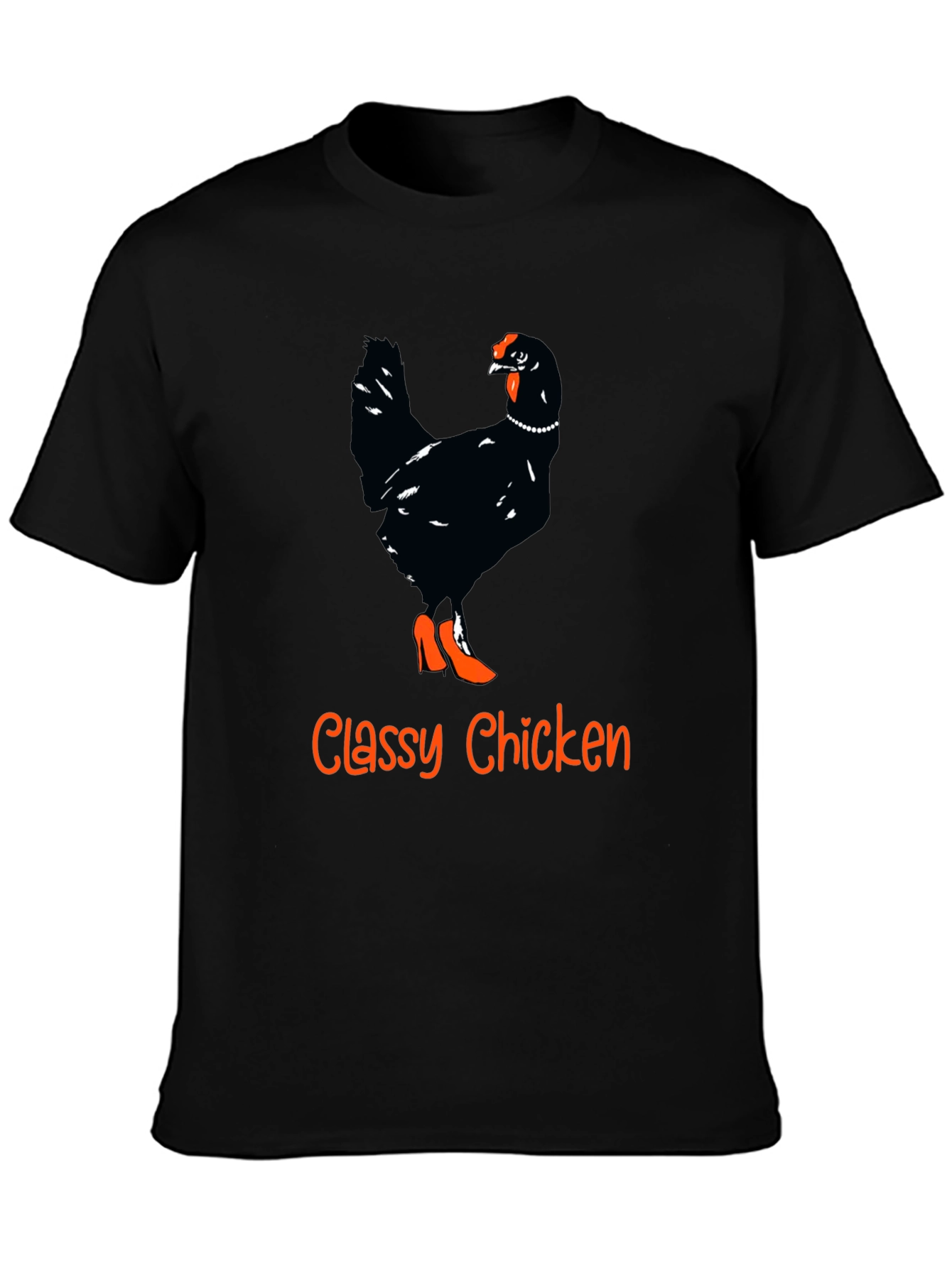 Classy Chicken Graphic Tee - Funny Animal Shirt