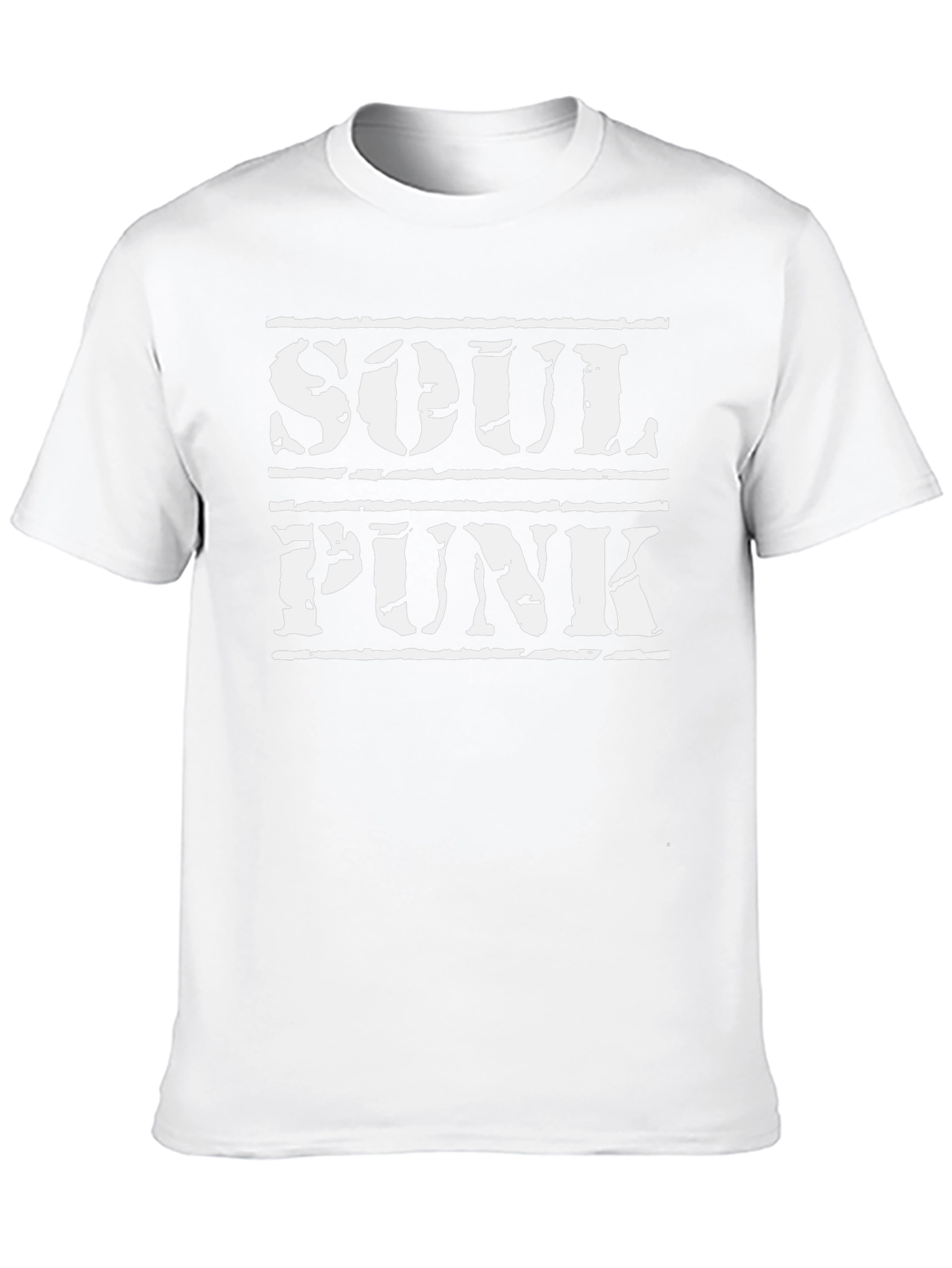 Soul Punk Graphic Tee - Black Cotton T-Shirt