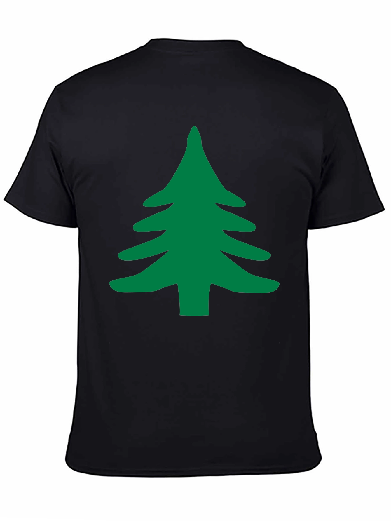 Evergreen Tree Black T-Shirt
