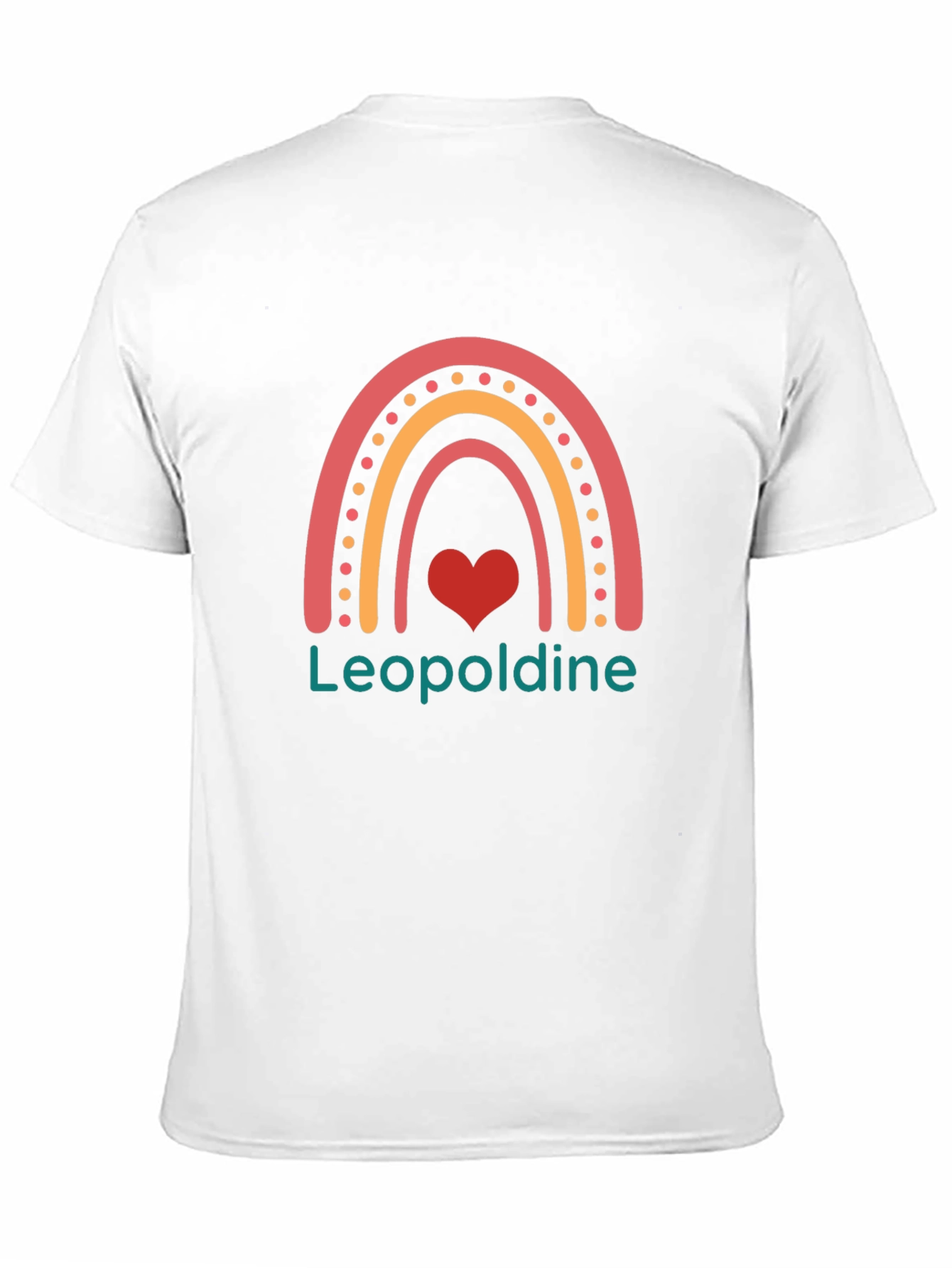 Leopoldine Rainbow Heart Graphic Tee