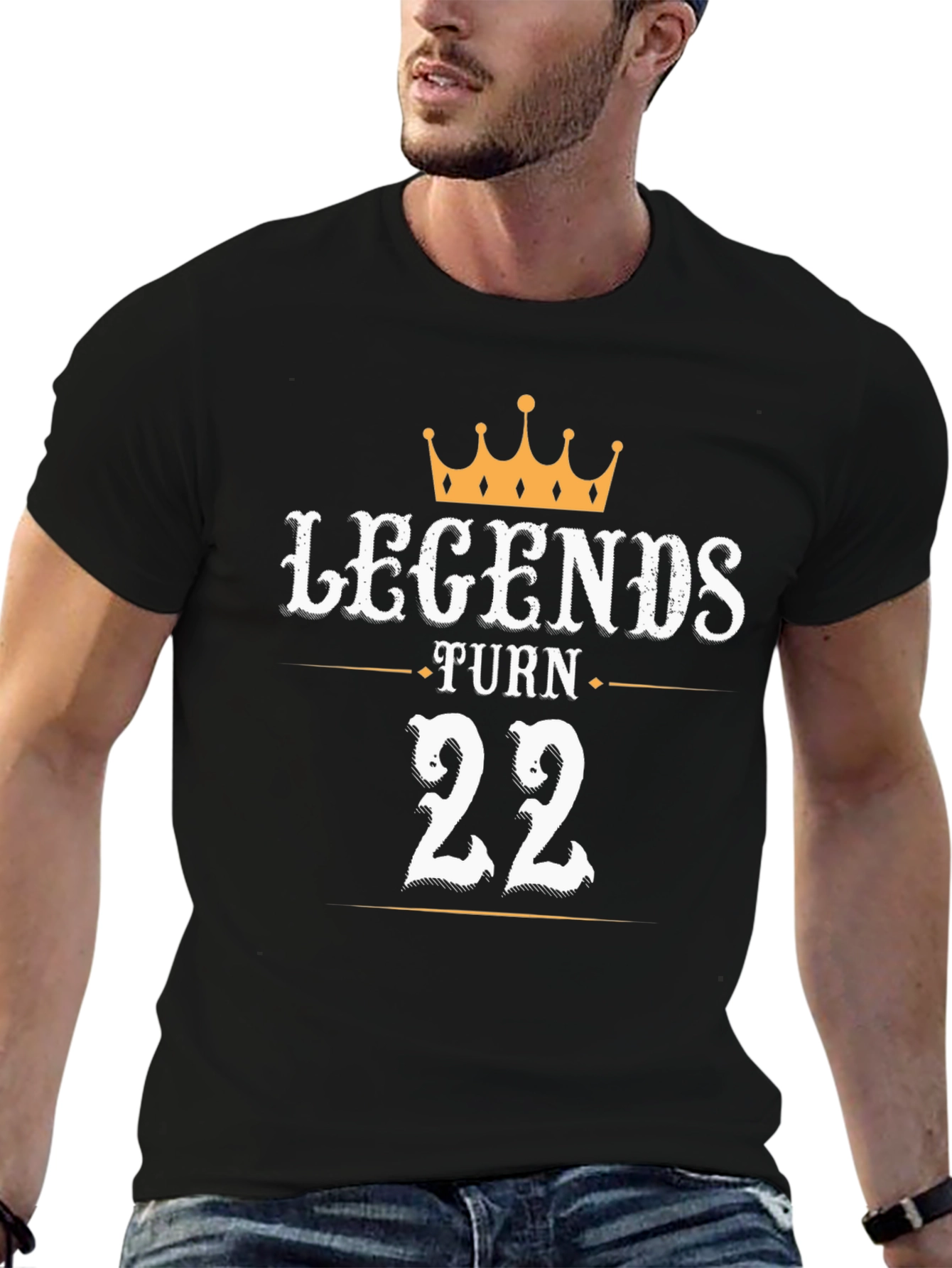 Legends Turn 22 Black Graphic Tee