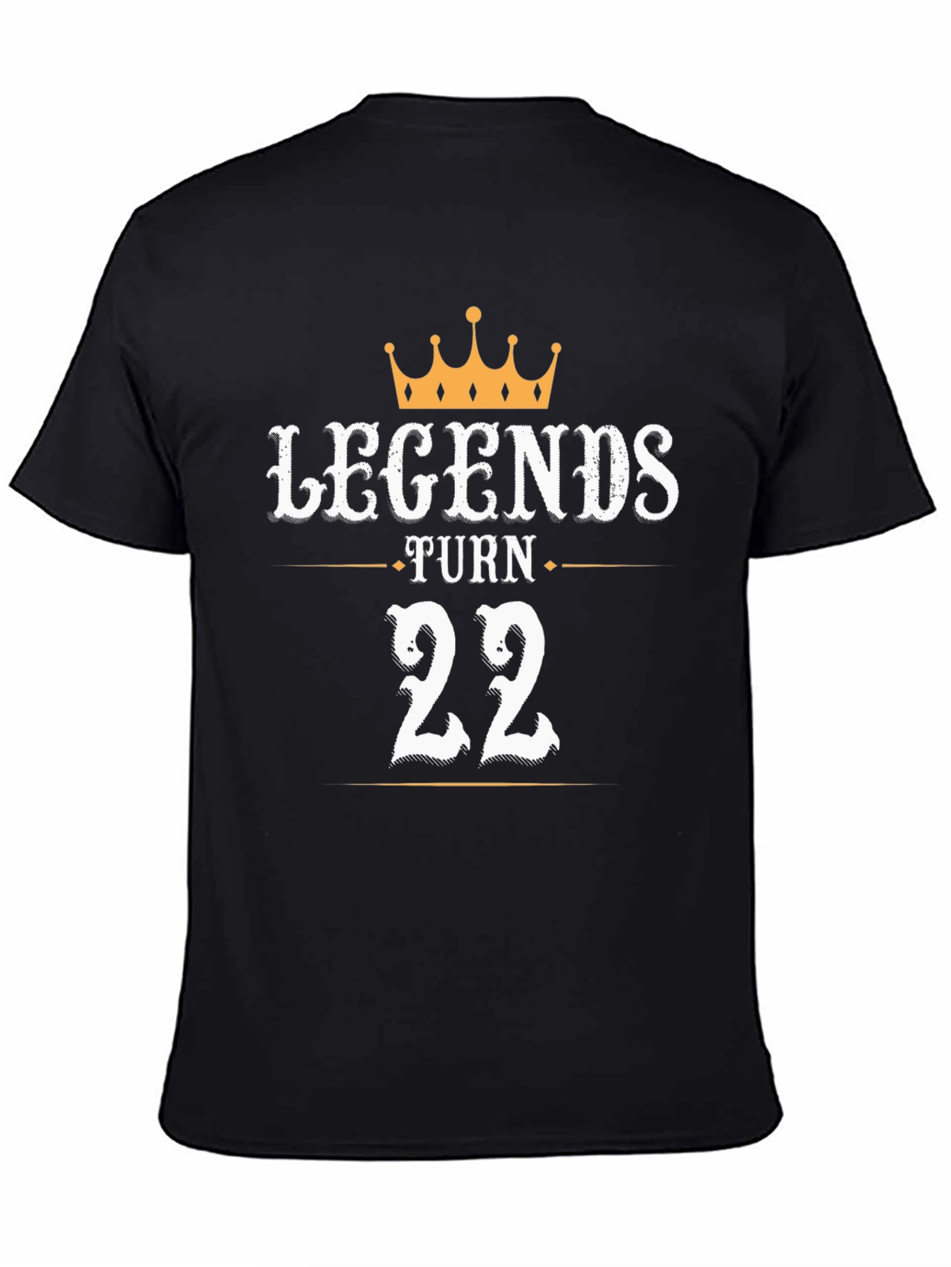 Legends Turn 22 Black Graphic Tee