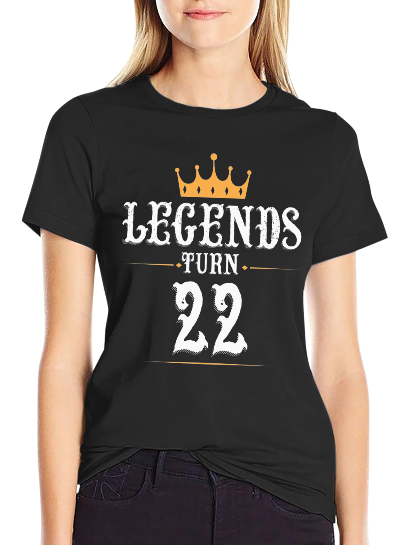 Legends Turn 22 Black Graphic Tee