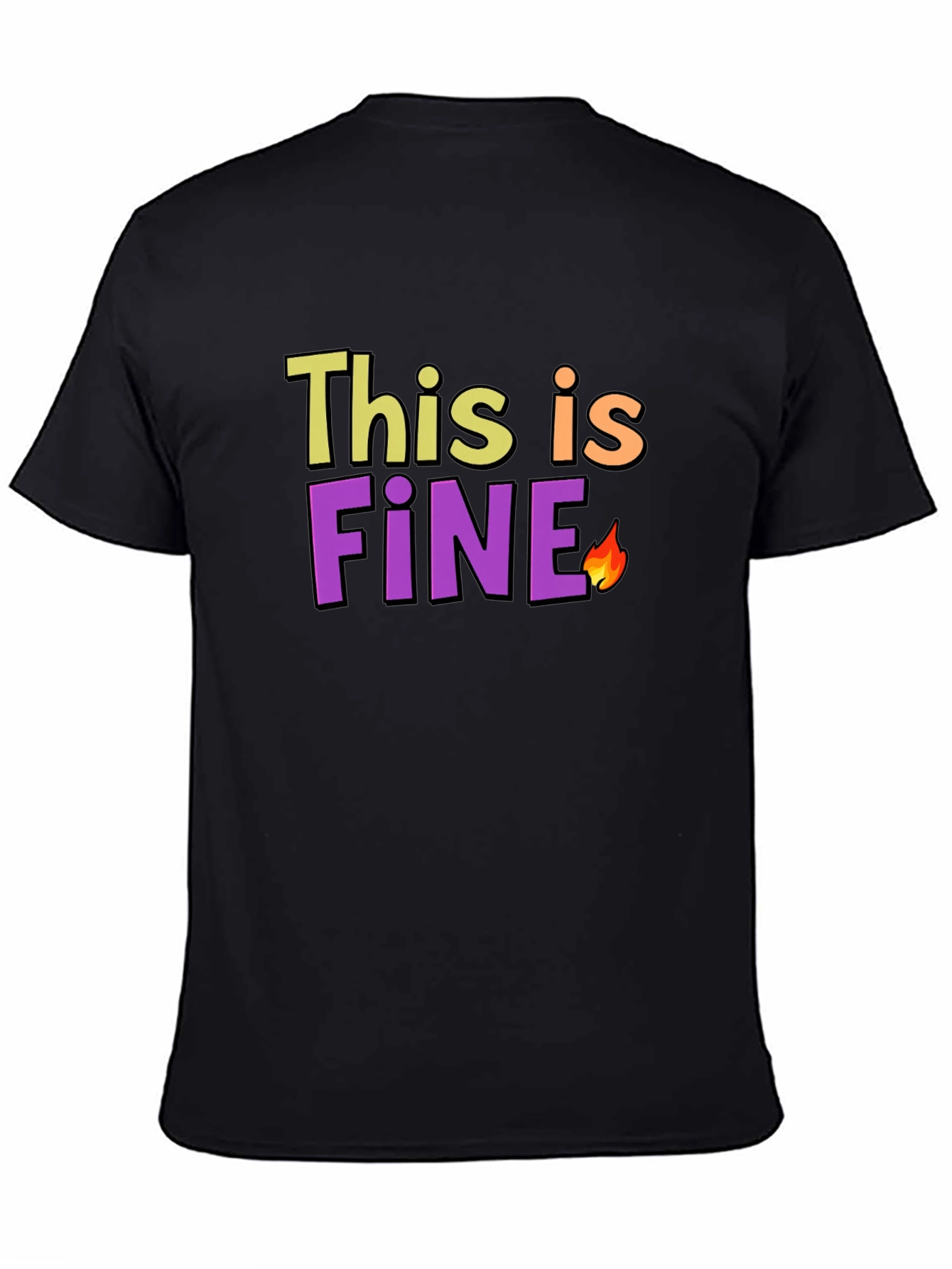 This is Fine Meme Black T-Shirt