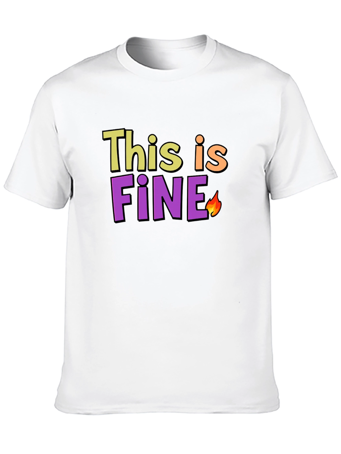 This is Fine Meme Black T-Shirt